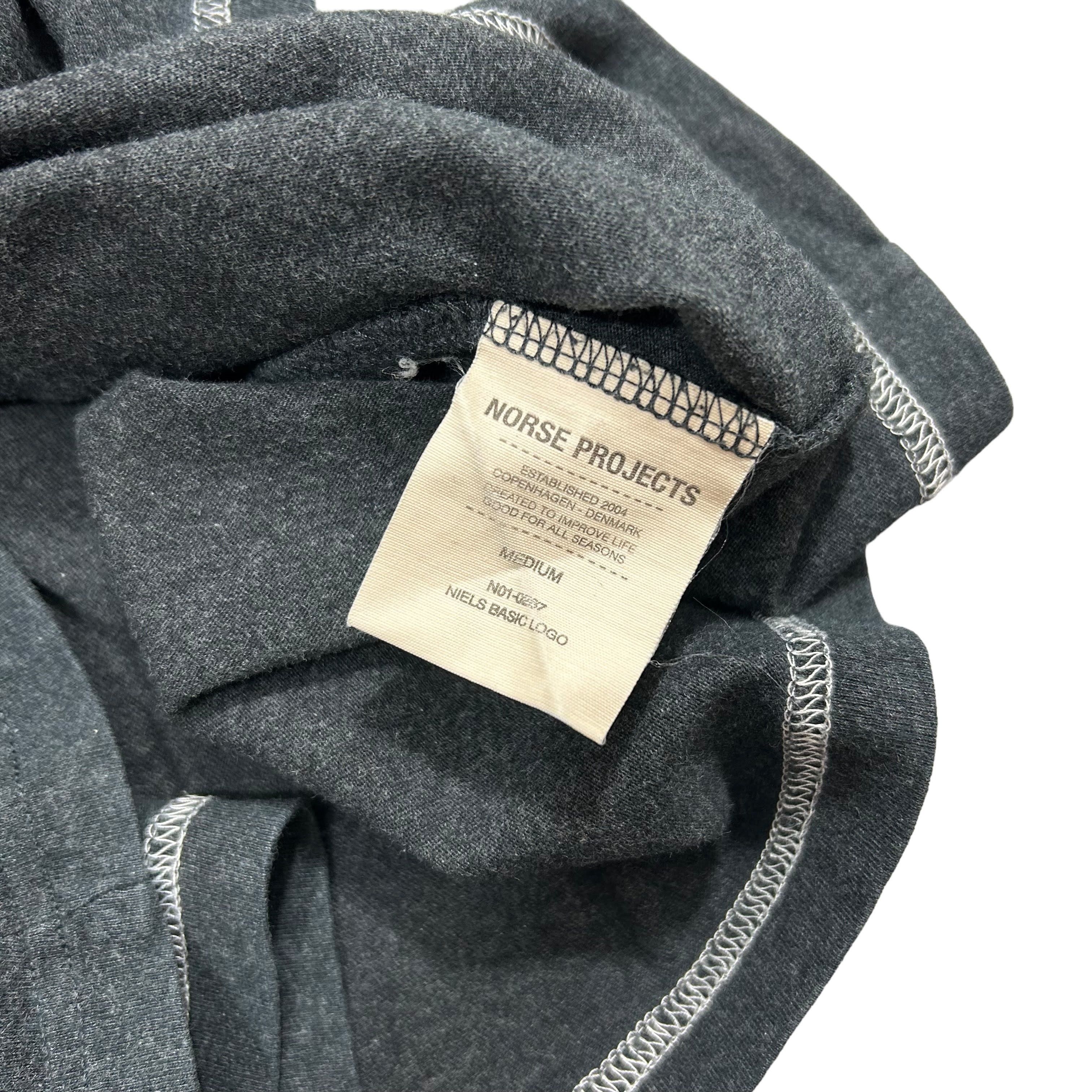 Norse Projects Norse Projects Niels Basic Logo Gray Embroidered T-shirt M Size US M / EU 48-50 / 2 - 5 Thumbnail