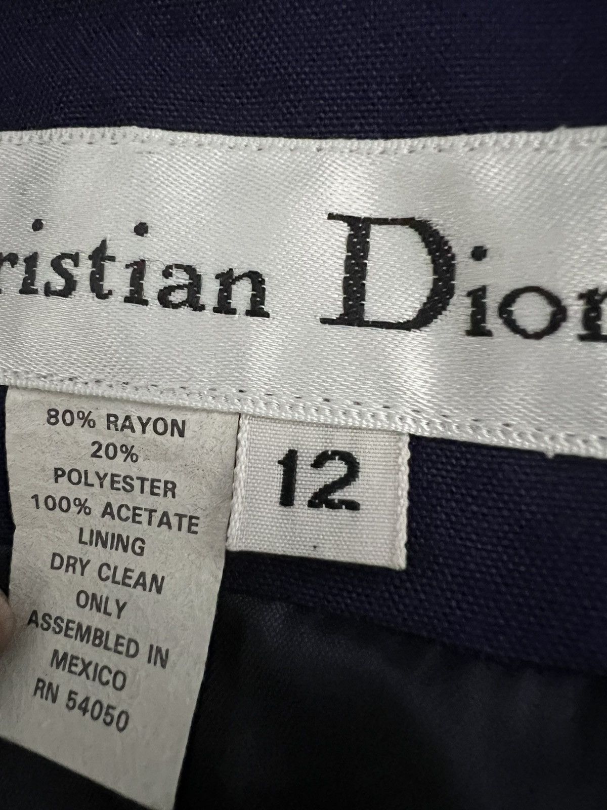 Dior × Vintage Vintage Christian Dior Blazer size 12 Size XL / US 12-14 / IT 48-50 - 8 Thumbnail