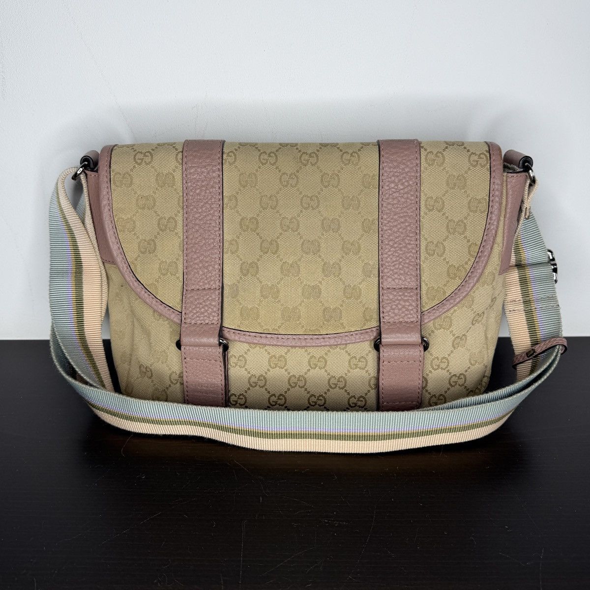 Gucci Gucci Monogram GG Canvas Beige Shoulder Crossbody Bag Size ONE SIZE - 2 Thumbnail