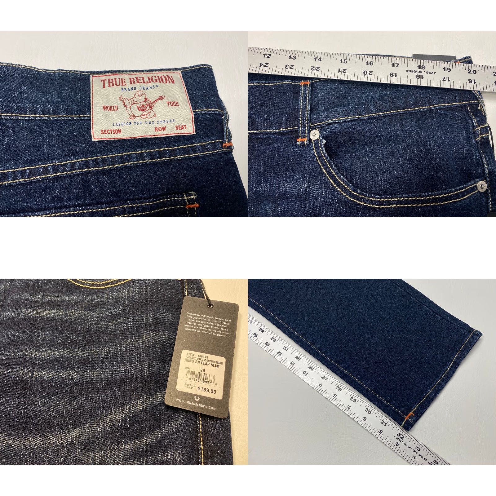 True Religion VINTAGE N/A Size US 38 / EU 54 - 8 Thumbnail