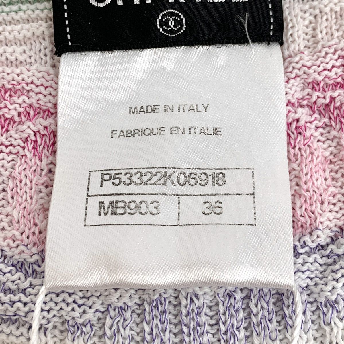 Chanel Chanel Striped Drop Shoulder Sleeveless Knit Dress K26WX Size XS / US 0-2 / IT 36-38 - 6 Thumbnail