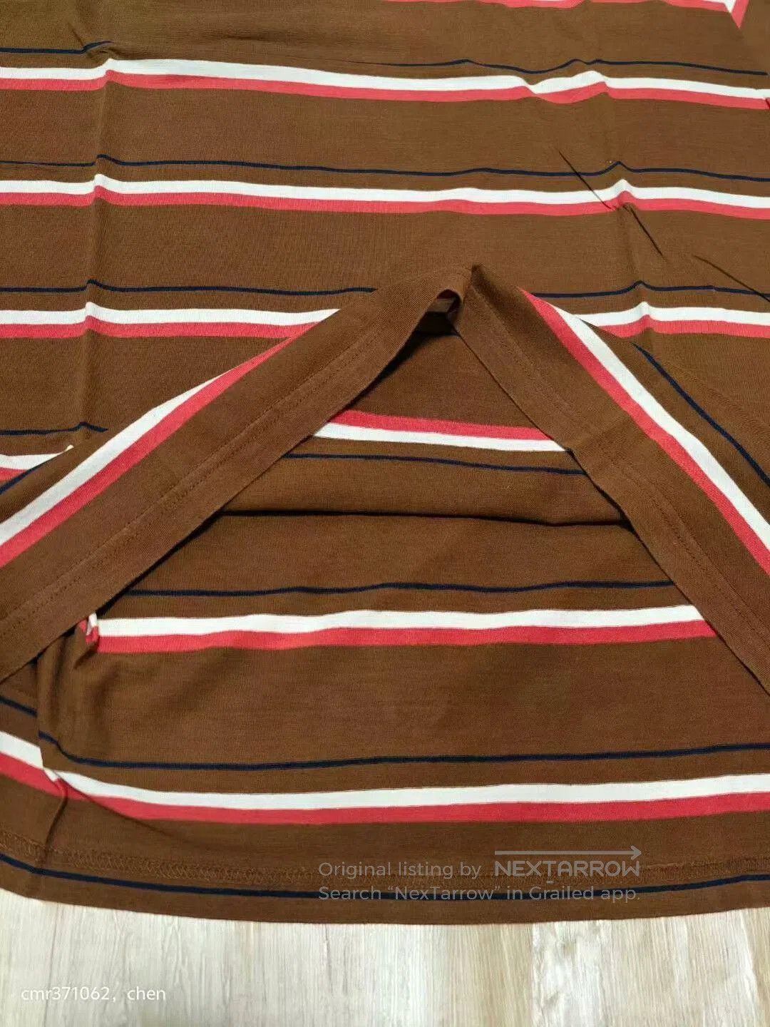 Visvim visvim 19AW Border A-Liner S/S Tee. Size US XL / EU 56 / 4 - 5 Thumbnail