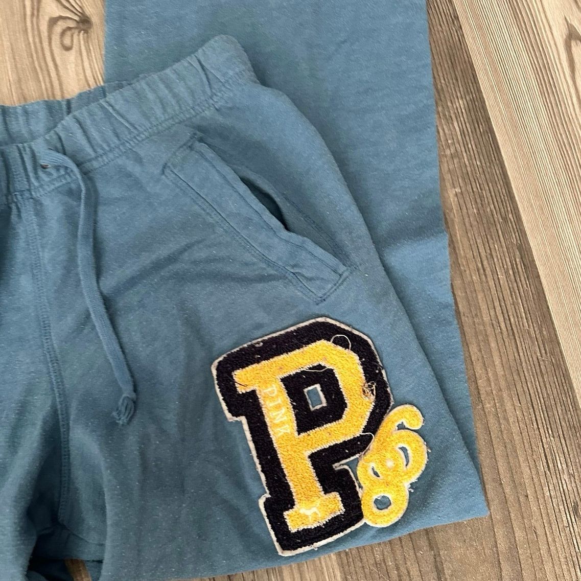Pink PINK blue and yellow capri sweatpants Size 26" / US 2 / IT 38 - 2 Thumbnail
