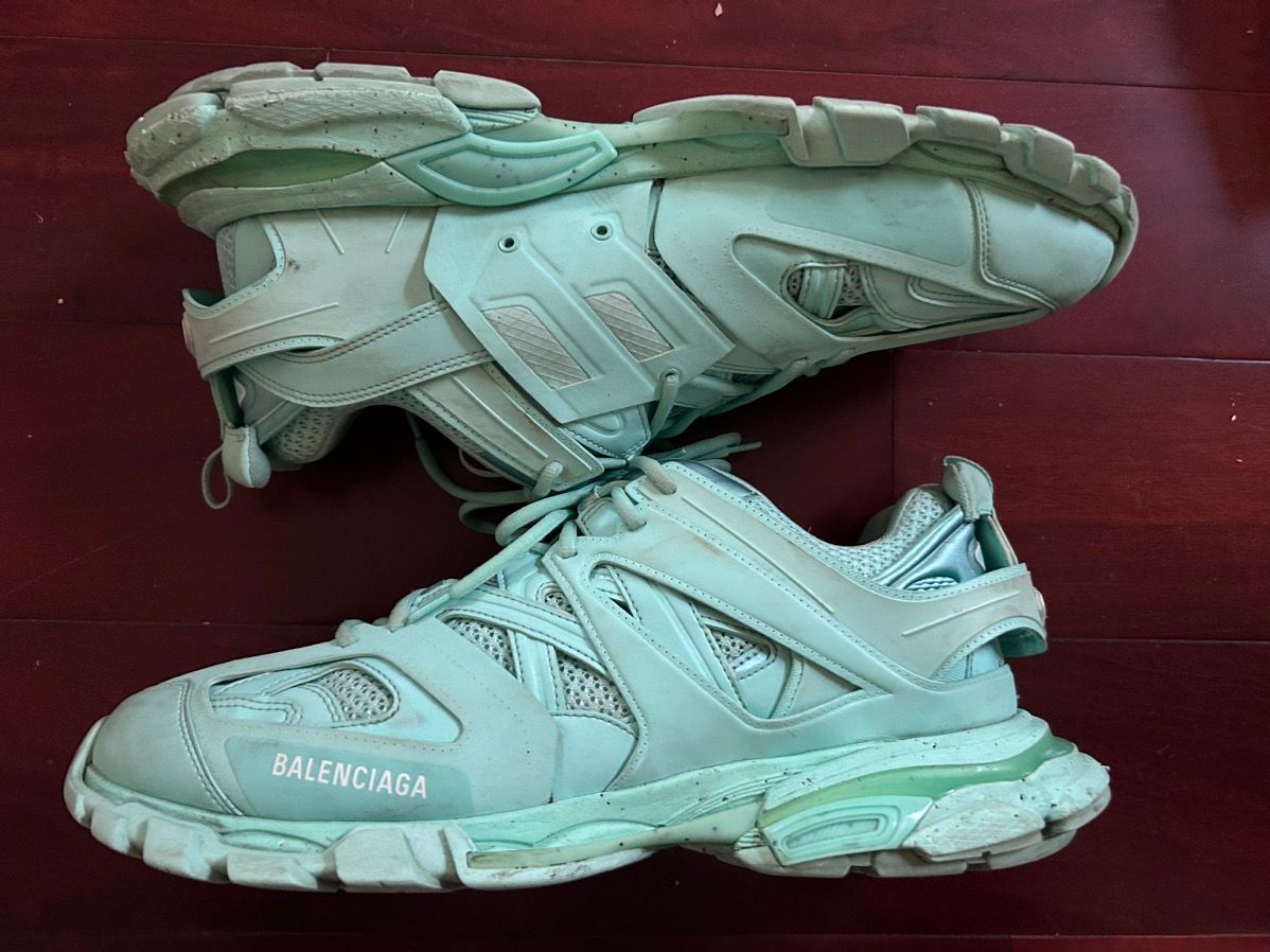 Pre-owned Balenciaga Track Runner Mint Size 47/14 Shoes