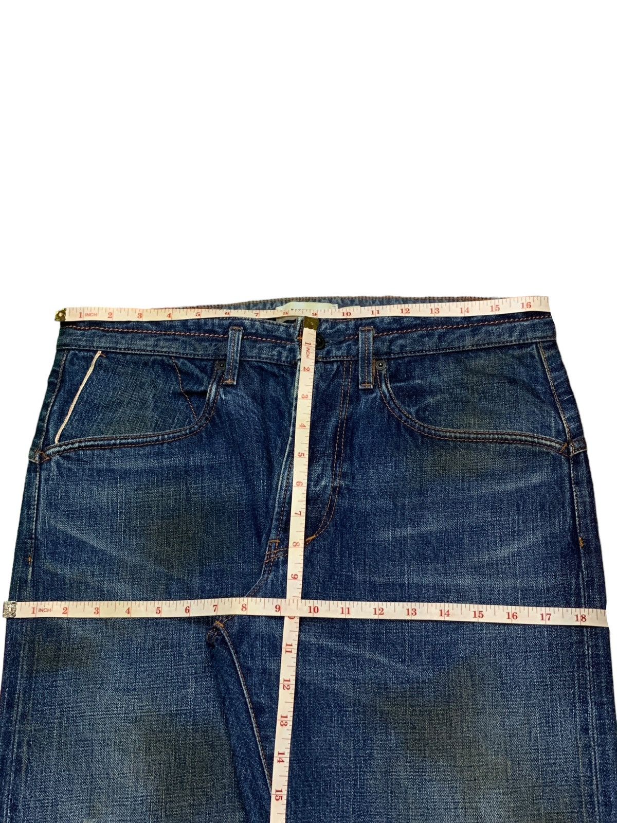 Japanese Brand × KIJIMA TAKAYUKI × Nonnative SALES🔥Vintage Japanese Selvedge Mud Wash Loose Jeans Size US 34 / EU 50 - 13 Thumbnail