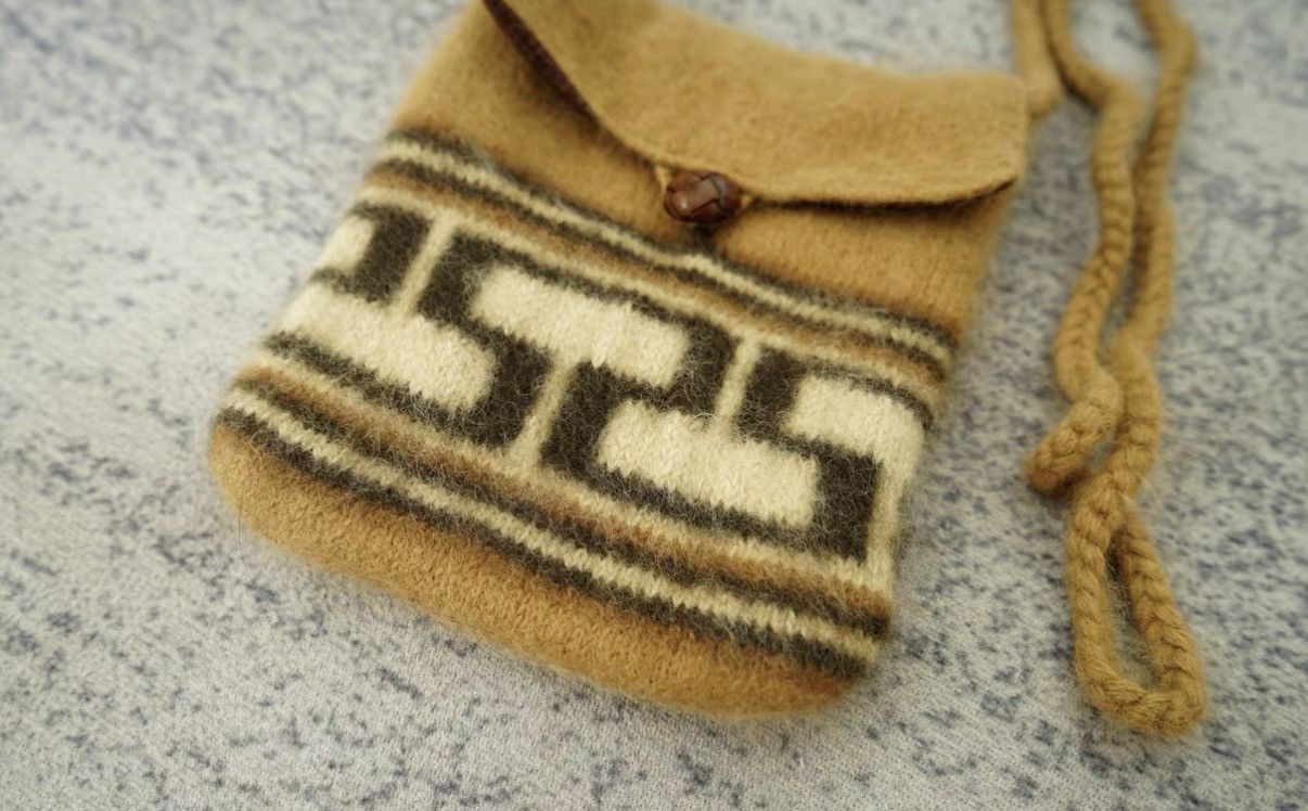 Number (N)ine Number (N)ine George Period Wool Medicine Bag Size ONE SIZE - 7 Thumbnail
