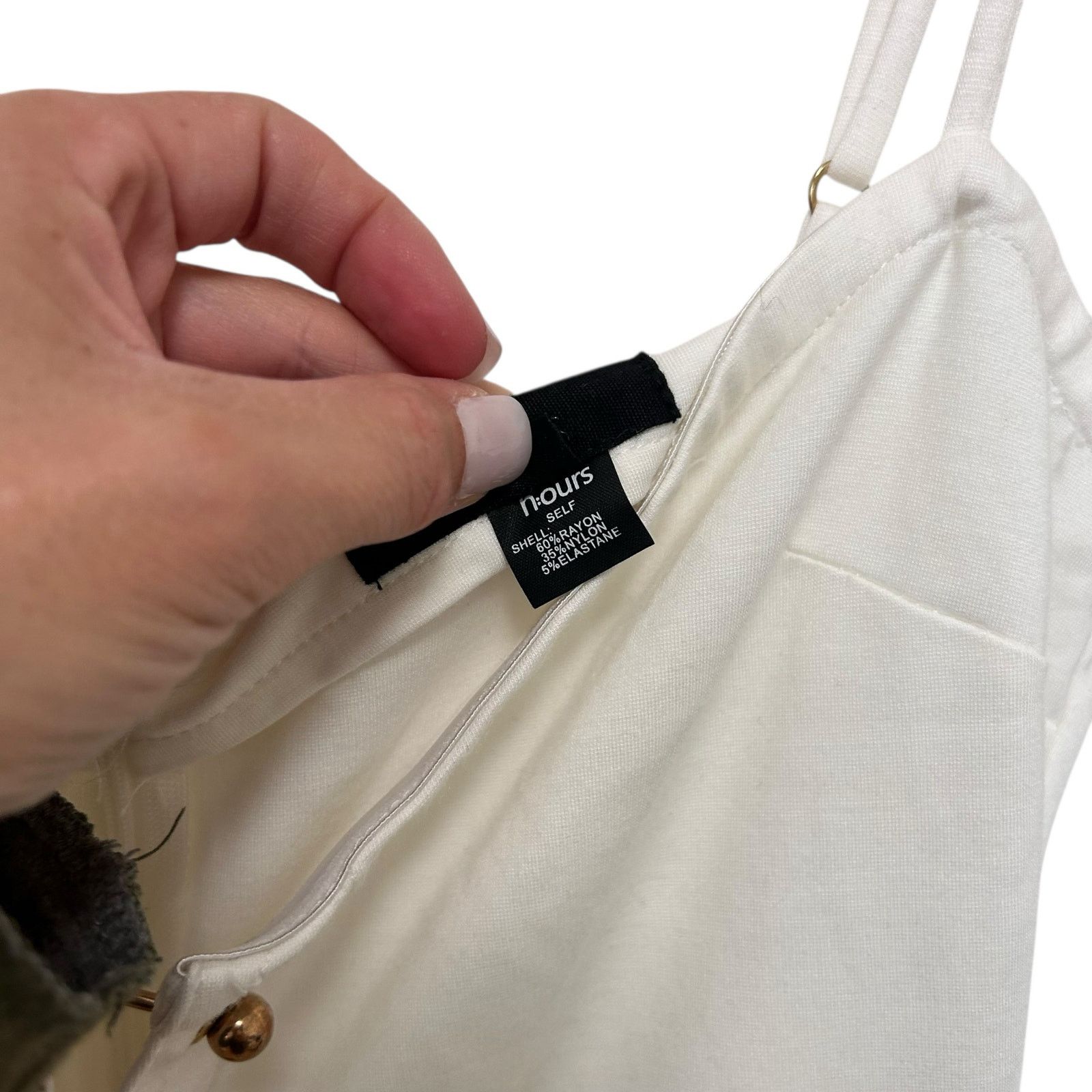 Other Revolve H.ours Alba White Jumpsuit Sz M Size 30" / US 8 / IT 44 - 5 Thumbnail