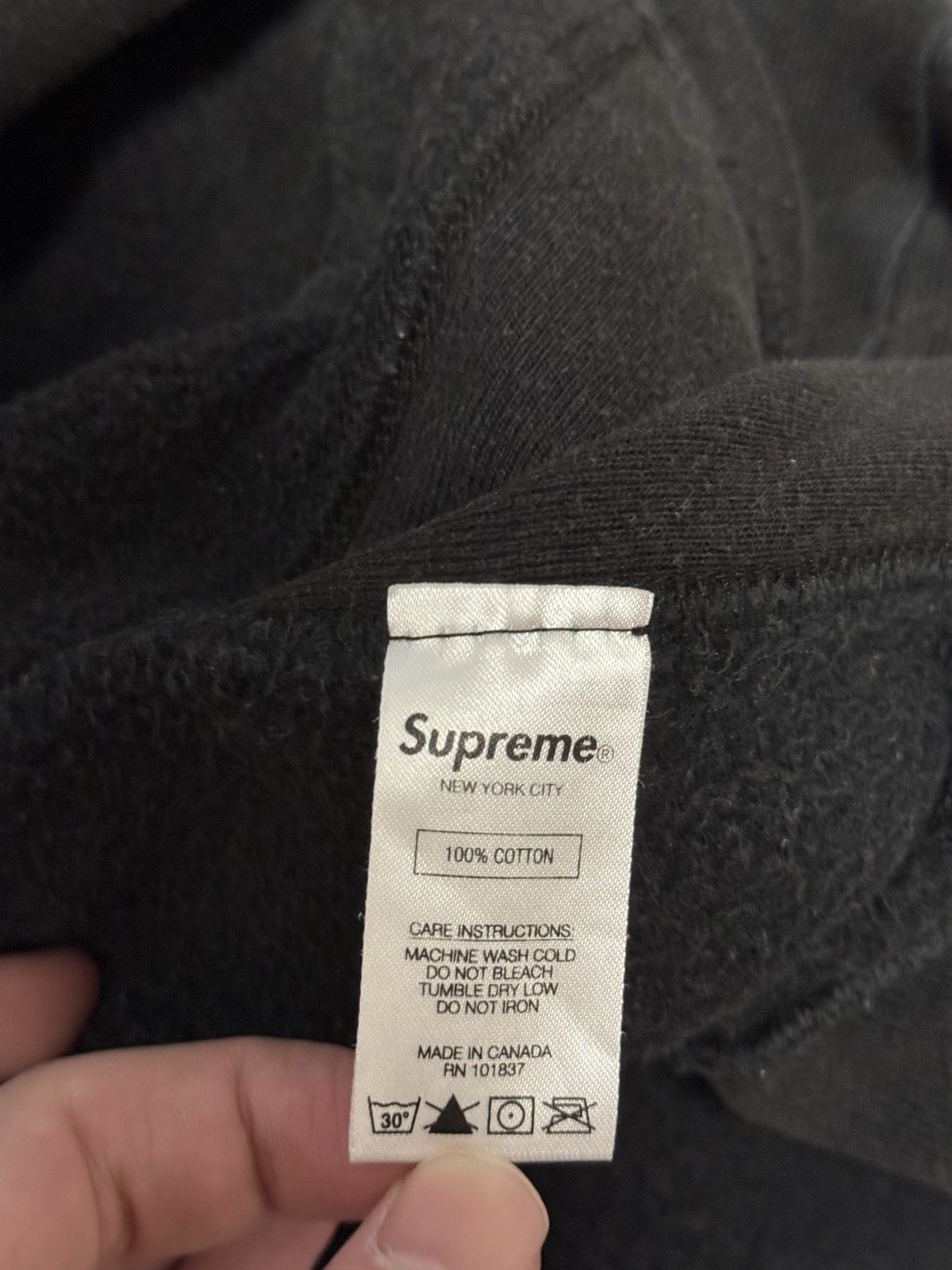 Supreme Supreme fw19 Micro Logo Hooded Sweatshirt Size US S / EU 44-46 / 1 - 6 Thumbnail