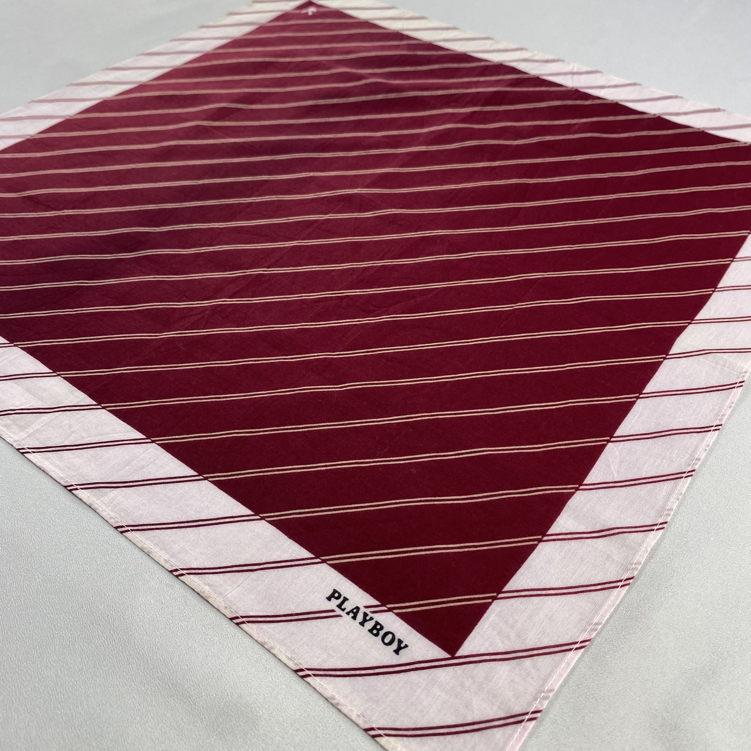 Playboy × Vintage Playboy Bandana/ Handkerchief / Neckerchief-P1024 Size ONE SIZE - 2 Thumbnail