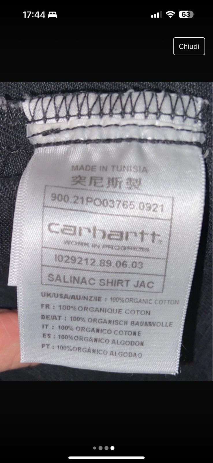 Carhartt Denim Jacket Size US XXL / EU 58 / 5 - 4 Thumbnail