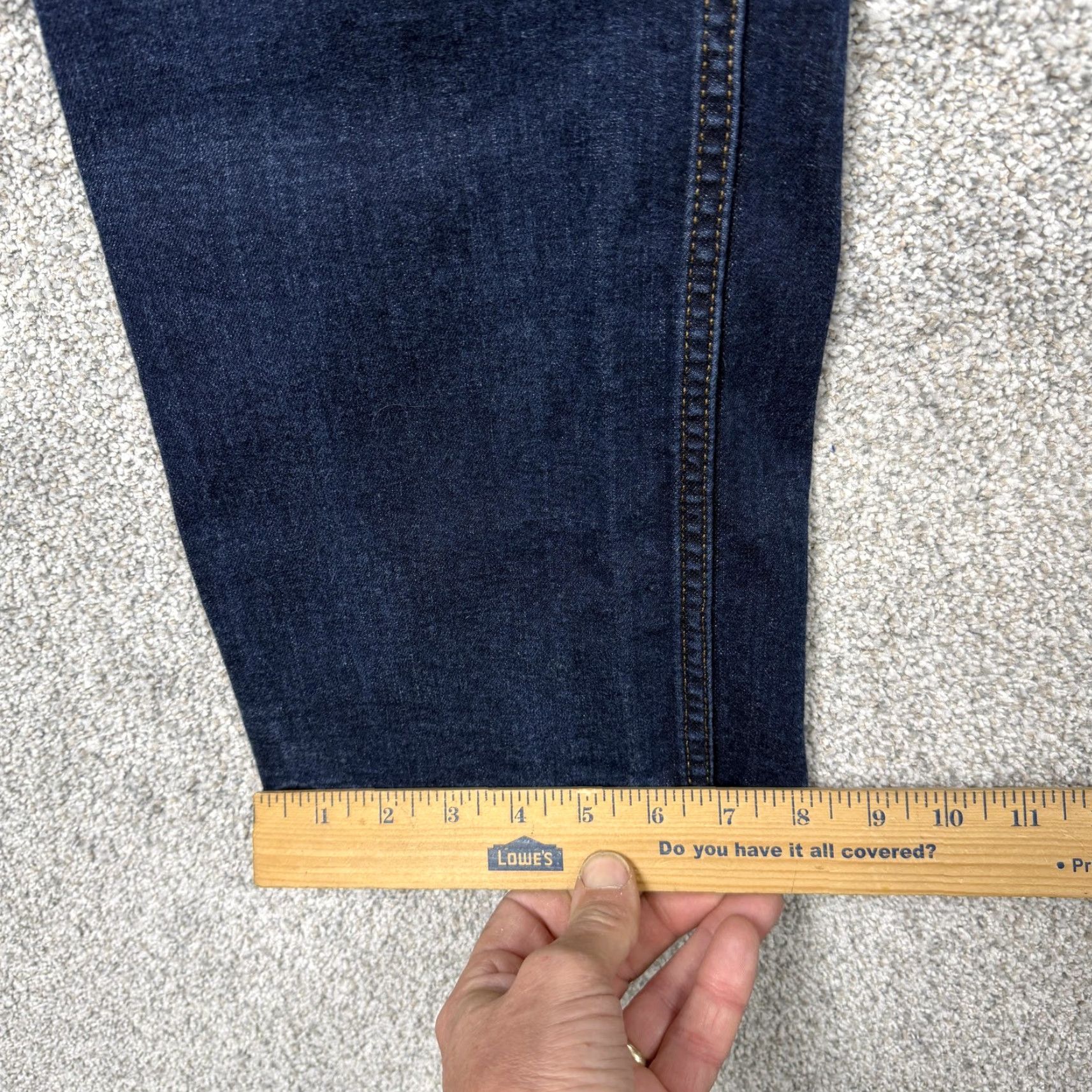 Levi's Levis Jeans 541 Mens 42x29.5 Blue Athletic Taper Stretch Denim Dark Wash Classic Size US 42 / EU 58 - 3 Thumbnail