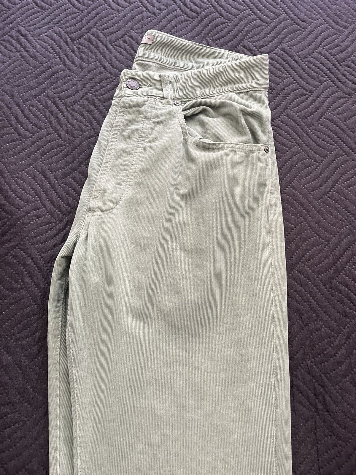 Bottega Veneta Bottega Veneta Pistachio Green Corduroy Size 26" / US 2 / IT 38 - 13 Thumbnail