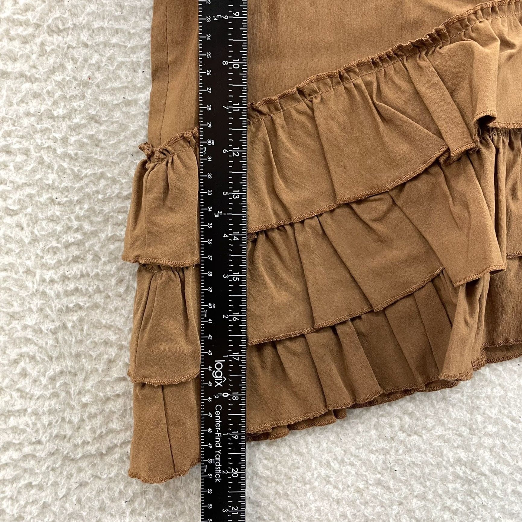 Morgan De Toi VINTAGE 90s Y2K Morgan De Toi Skirt 4 26 Brown Edwardian Fairy Grunge Women Size 27" / US 4 / IT 40 - 7 Thumbnail