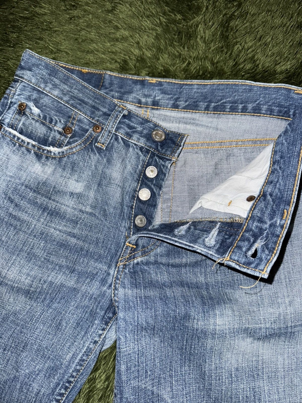 Levi's [W28/L31] Levi’s Japan 00s Original Vintage Washed Denim Size US 28 / EU 44 - 3 Thumbnail