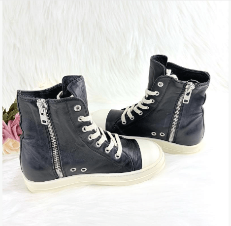 Rick Owens RICK OWENS/RO Comfortable High-Top Sneakers Women's Black Size US 6 / IT 36 - 4 Thumbnail