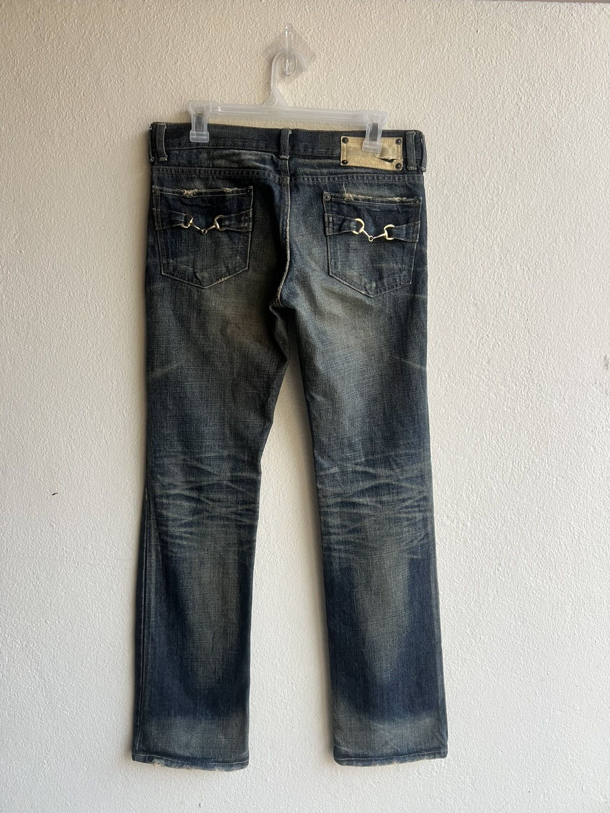 BUFFALO BOBS Vintage Buffalo Jeans Distressed Mud Denim Bootcut Jeans Size US 30 / EU 46 - 24 Thumbnail