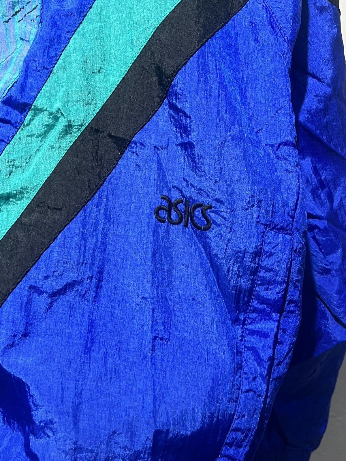 Asics × Vintage Vintage Asics Windbreaker Size US L / EU 52-54 / 3 - 4 Thumbnail