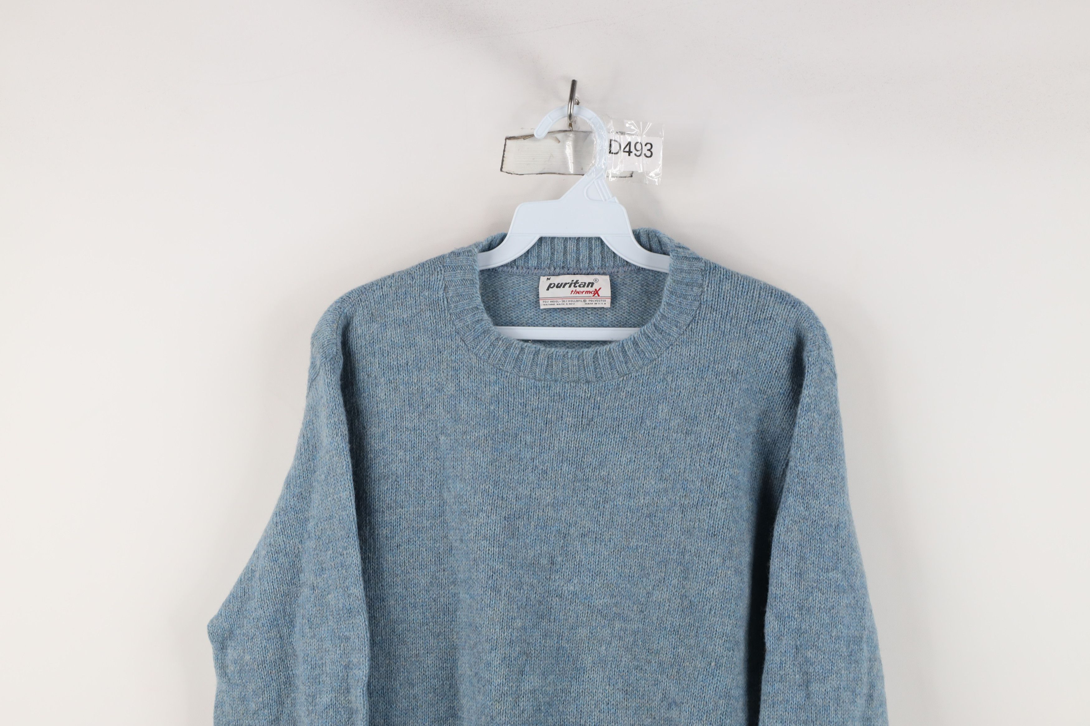 Vintage Vintage 70s Streetwear Wool Blend Knit Crewneck Sweater USA Size US M / EU 48-50 / 2 - 2 Thumbnail