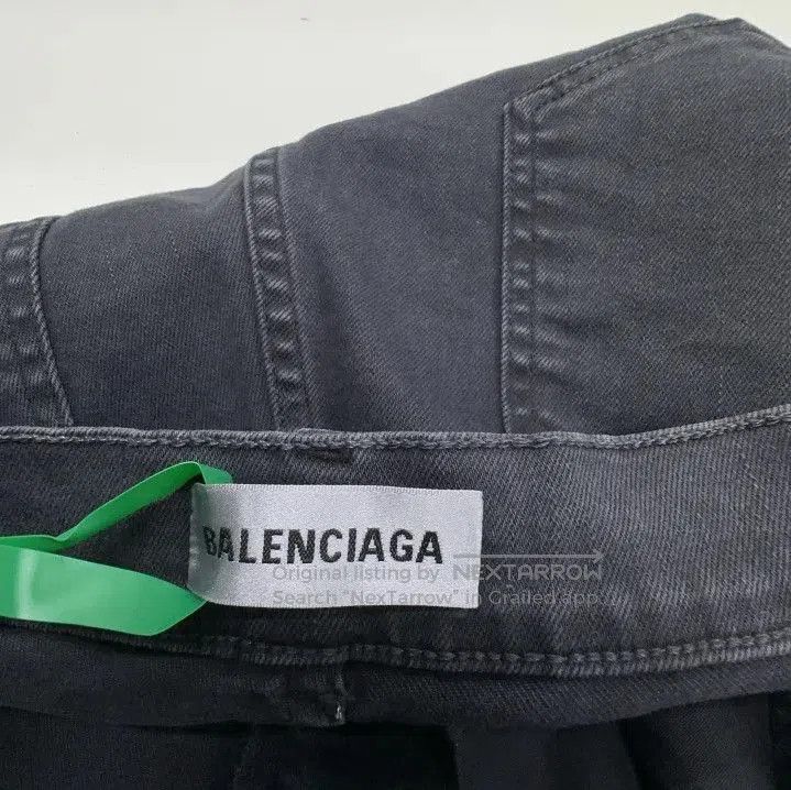 Balenciaga Balenciaga Distressed Straight-Leg Jeans. Size US 40 / EU 56 - 7 Thumbnail