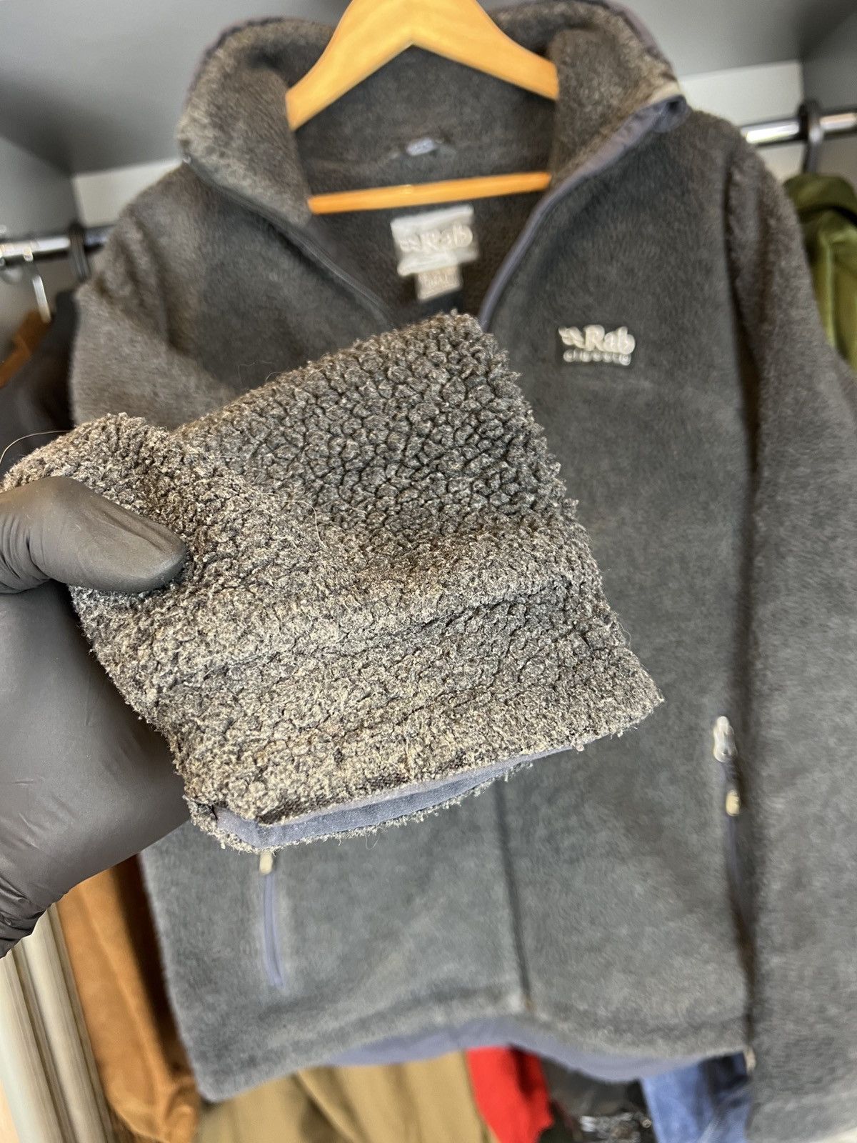 Rab × Vintage Gorpcore Vintage Rab Sherpa Deep Pile Fleece Jacket Size US XL / EU 56 / 4 - 8 Thumbnail