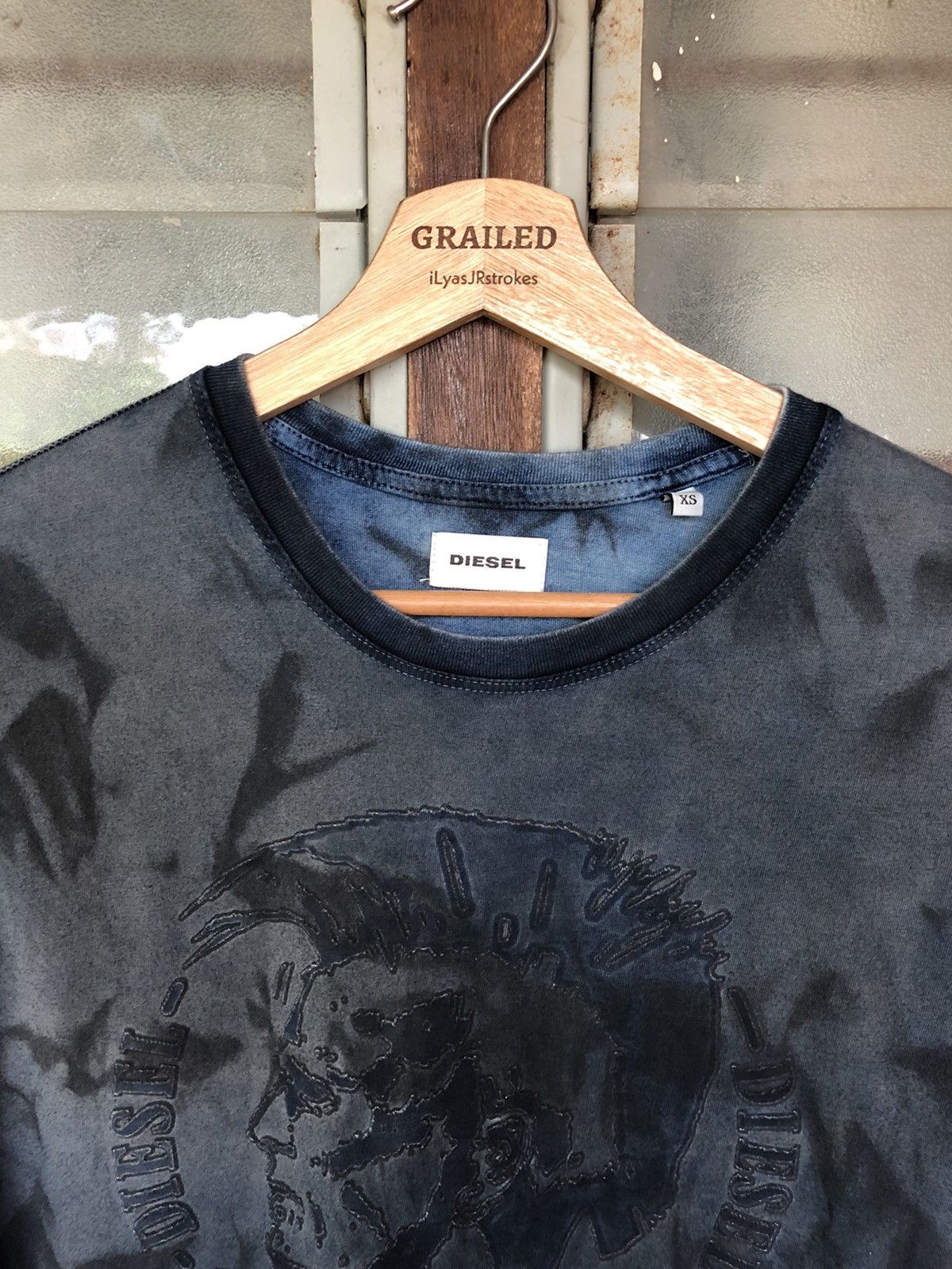 Diesel Diesel Style Punk Blue Black Shirt Tee Size US XS / EU 42 / 0 - 3 Thumbnail