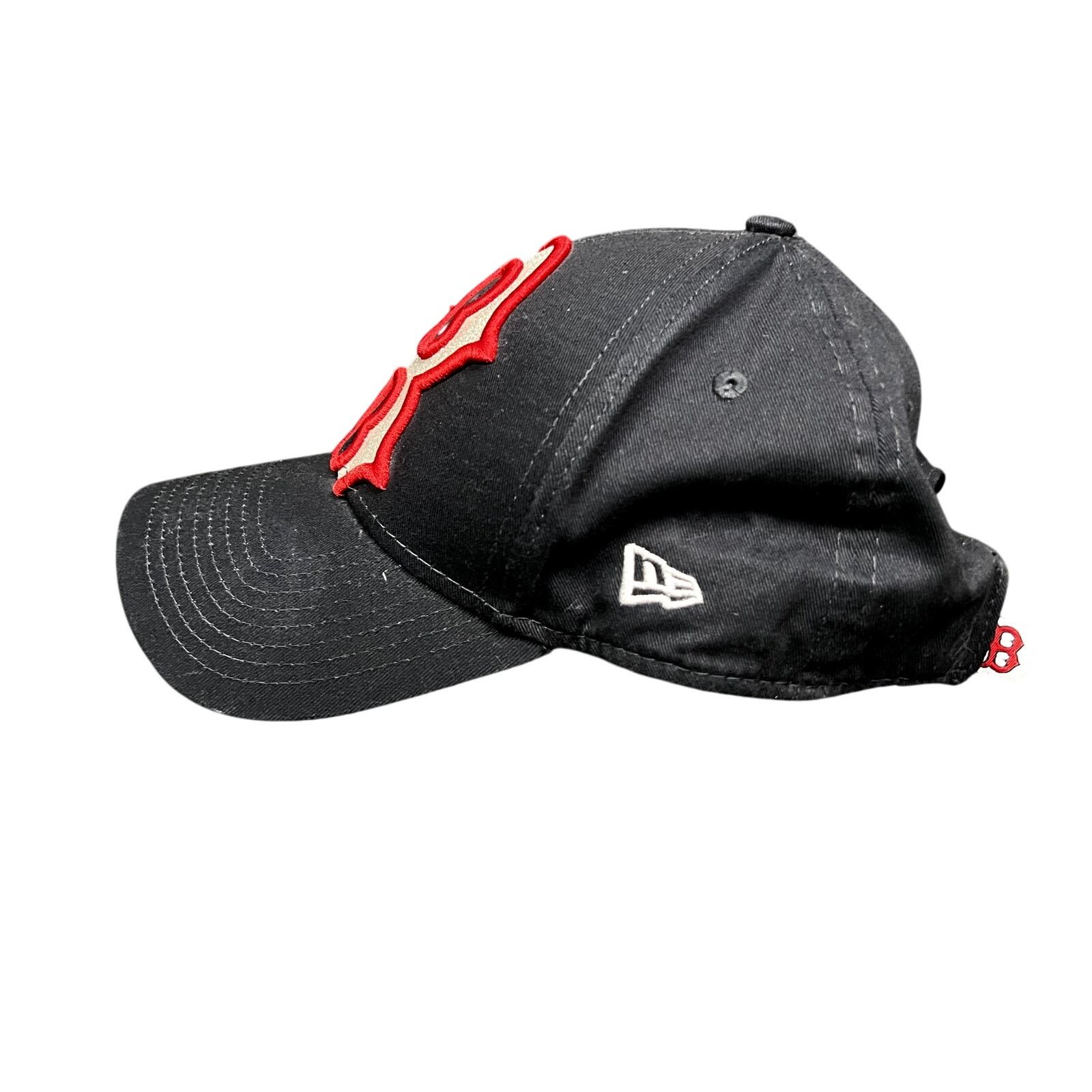 New Era NWT Women's New Era Glitter Boston Red Sox Navy Strapback Size ONE SIZE - 3 Thumbnail