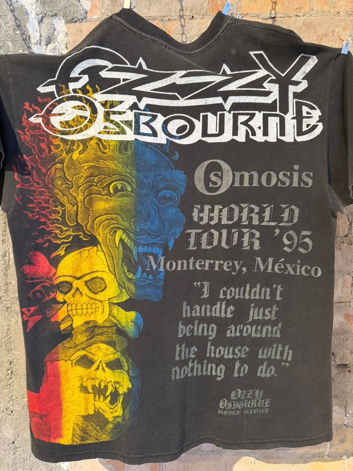 Vintage 90s Ozzy Osbourne “Ozzmosis Tour Monterrey” Size US XXL / EU 58 / 5 - 4 Thumbnail