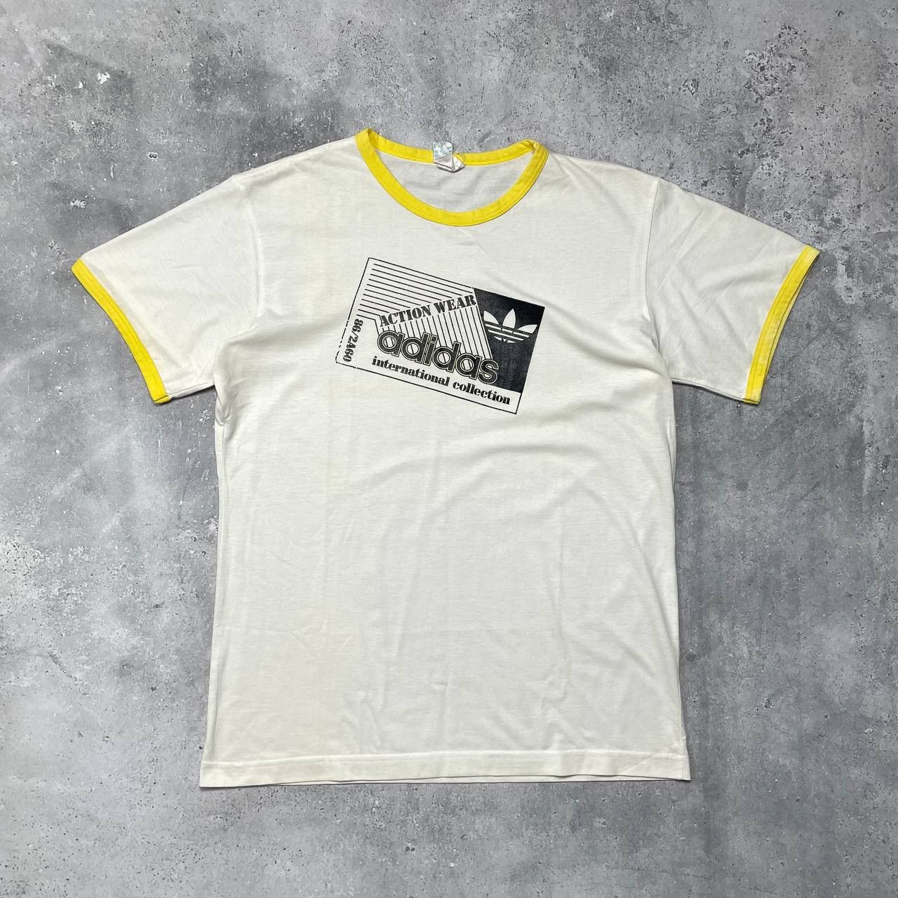 Vintage Vintage 80s 90s Adidas International Ringer Shirt Size L Size US L / EU 52-54 / 3 - 1 Thumbnail