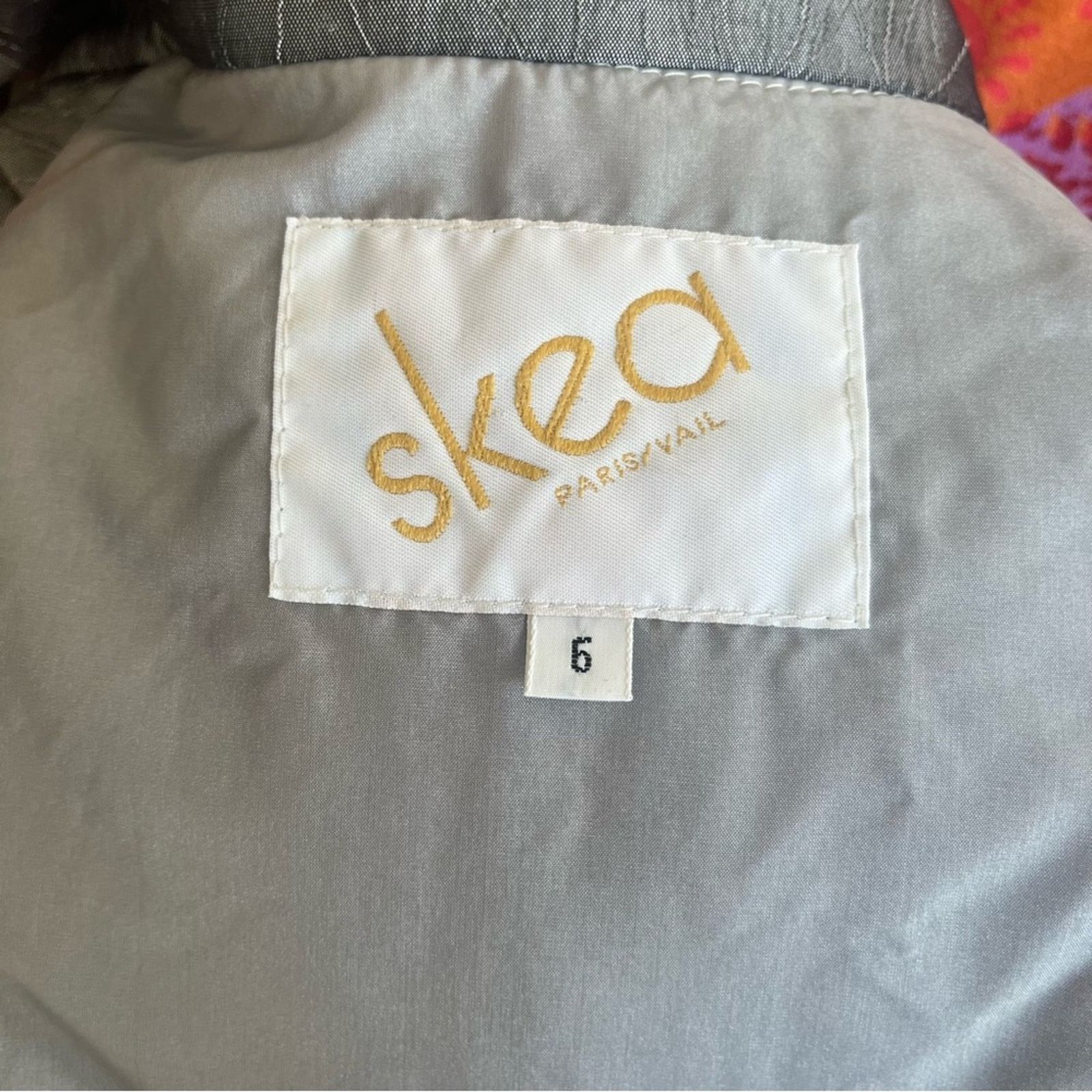 Vintage Skea women's Ski vest Metallic Silver Size 6 Size M / US 6-8 / IT 42-44 - 4 Thumbnail