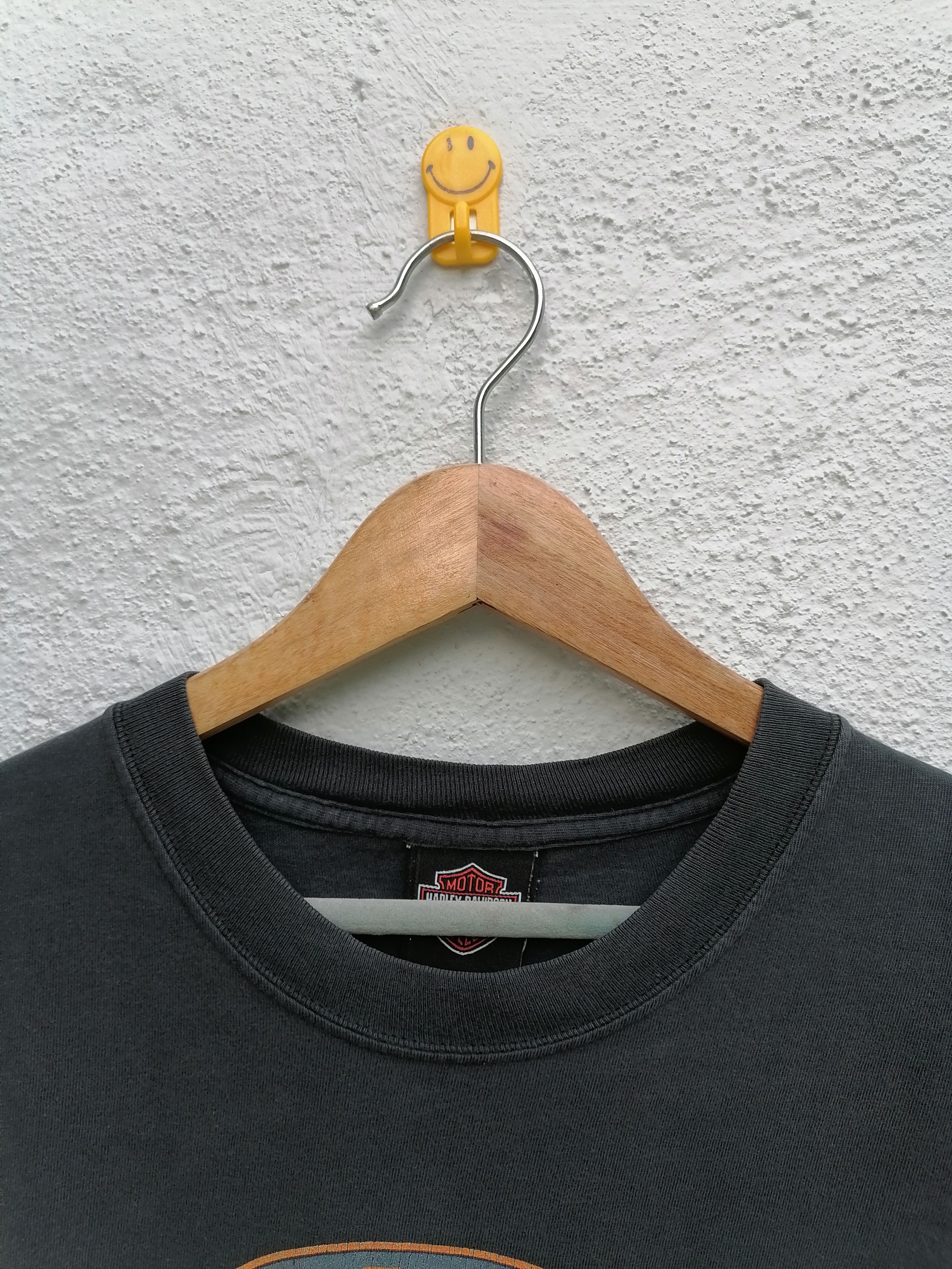 Harley Davidson × Vintage Vintage Harley Davidson Sexy Girl Plug Sun Faded T-shirt Size US XL / EU 56 / 4 - 4 Thumbnail