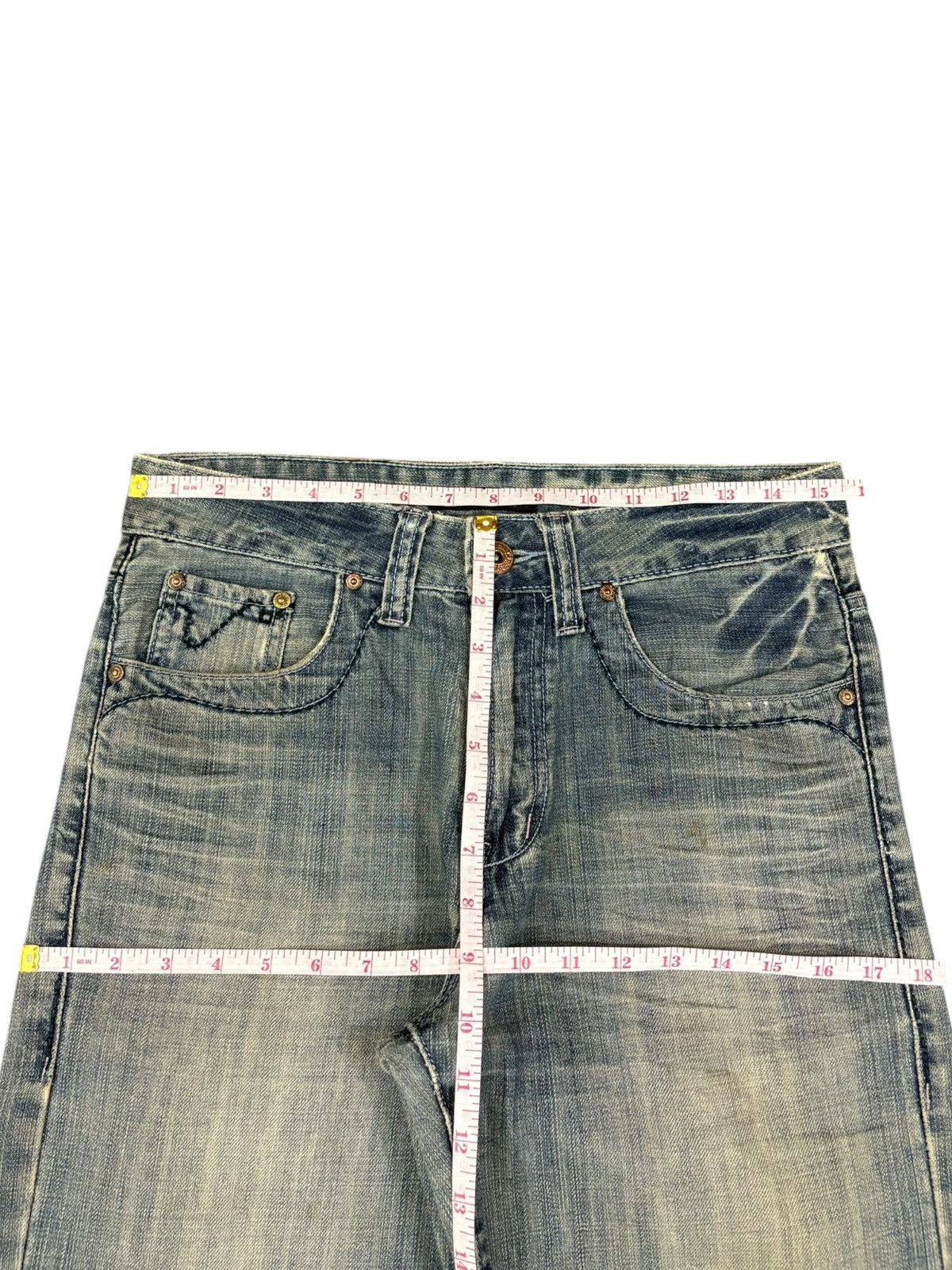 Replay Vintage Replay Faded Wash Embroidery Distressed Loose Jeans Size US 30 / EU 46 - 11 Thumbnail