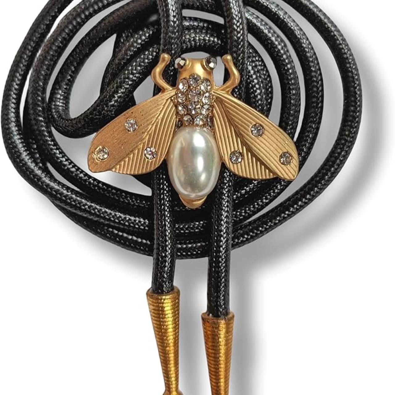 Other 3d Pearl Firefly Bolo Tie Size ONE SIZE - 2 Thumbnail