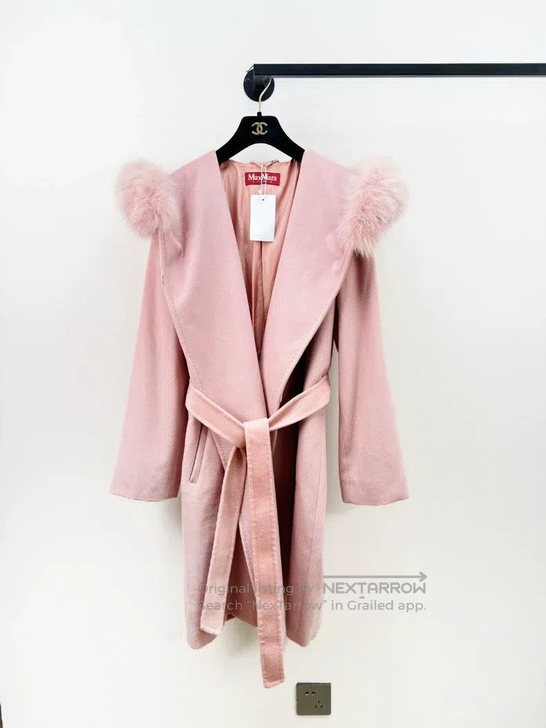 Other Max Mara Pink Hooded Bathrobe Style Jacket Size S / US 4 / IT 40 - 1 Thumbnail