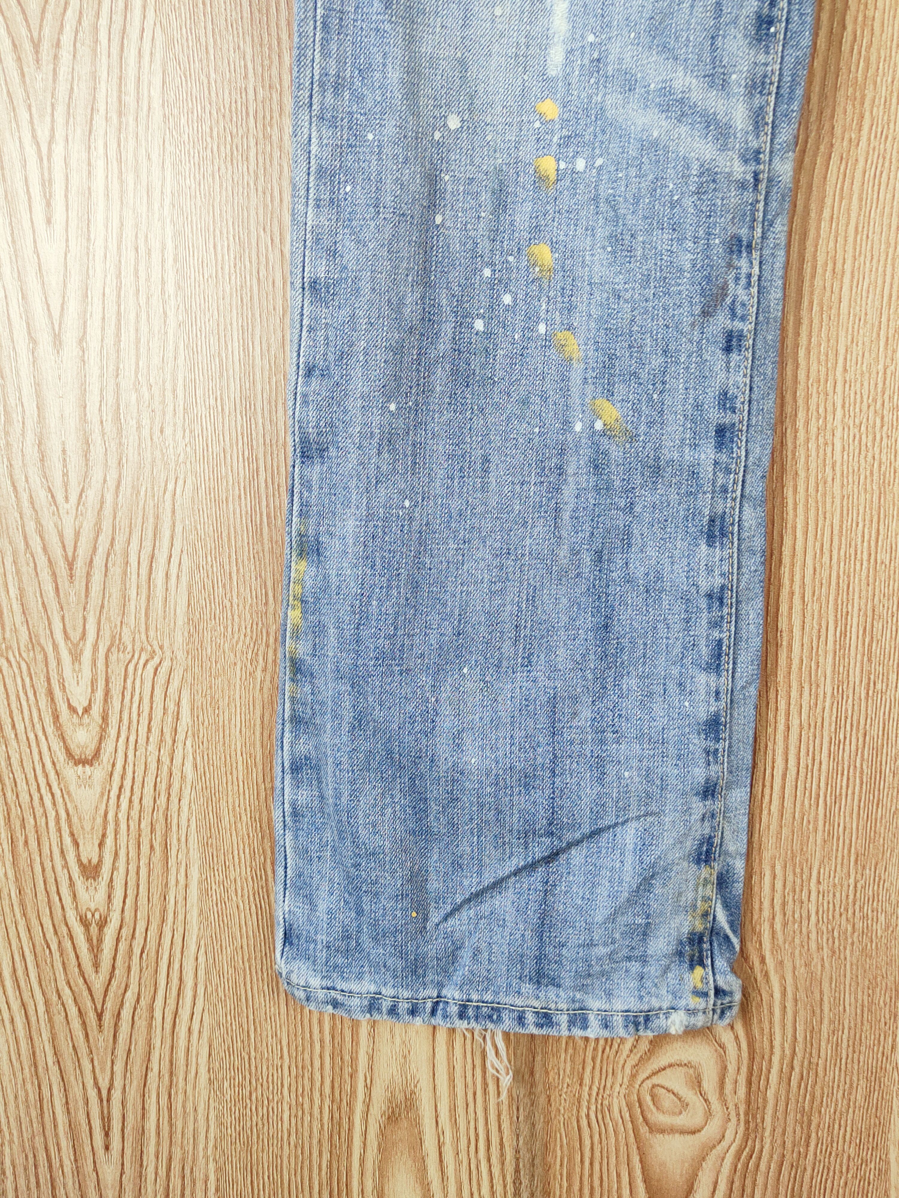Abercrombie & Fitch × Vintage Vintage Abercrombie&Fitch Blue Distressed Ripped Jeans Size 33" - 5 Thumbnail