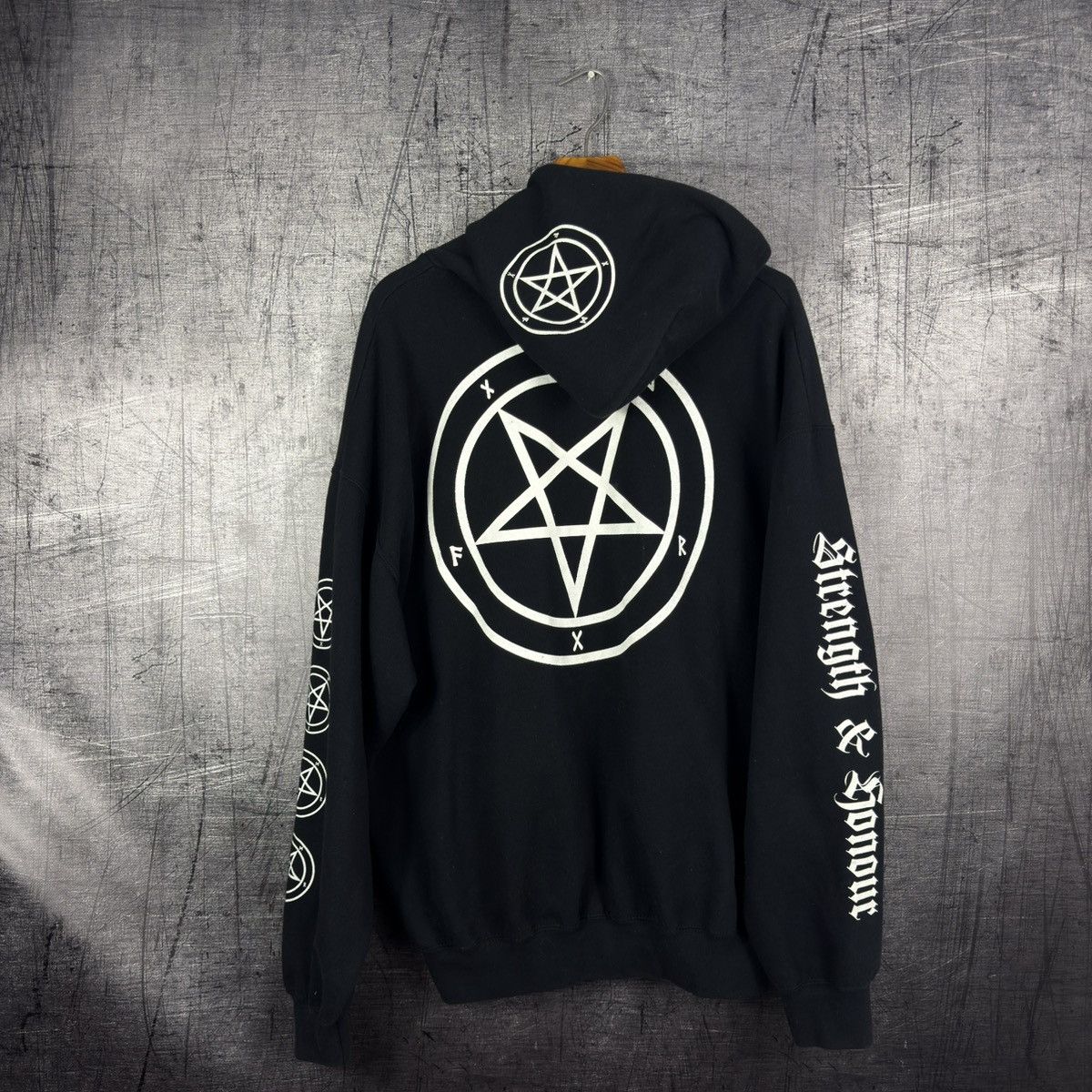 Band Tees Vintage 2001 satanic warmaster strength and honour hoodie Size US XXL / EU 58 / 5 - 7 Thumbnail