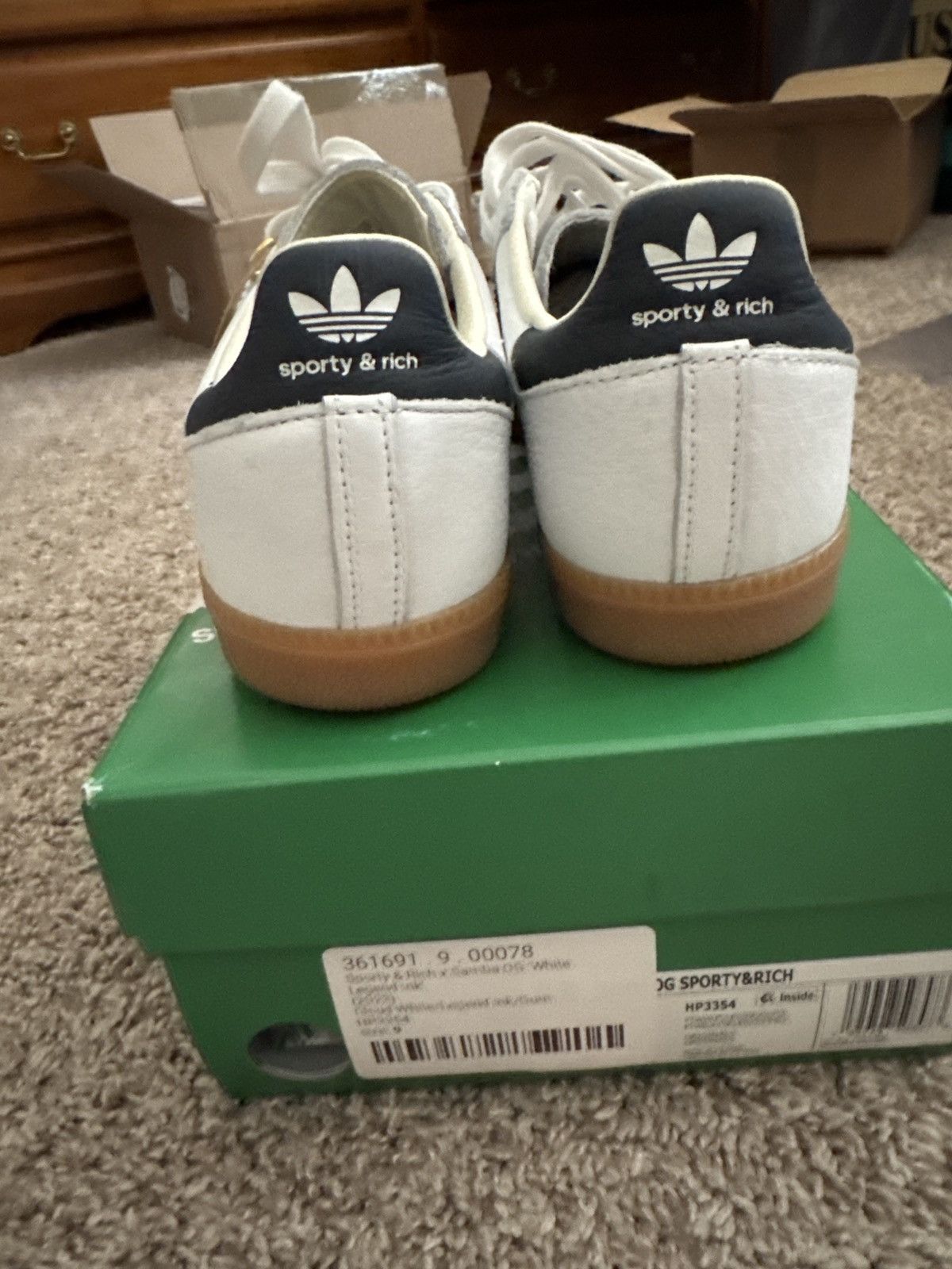 Adidas × Sporty & Rich Sporty & Rich x Samba OG ‘White Legend Ink’ (2023) Size US 9 / EU 42 - 9 Thumbnail