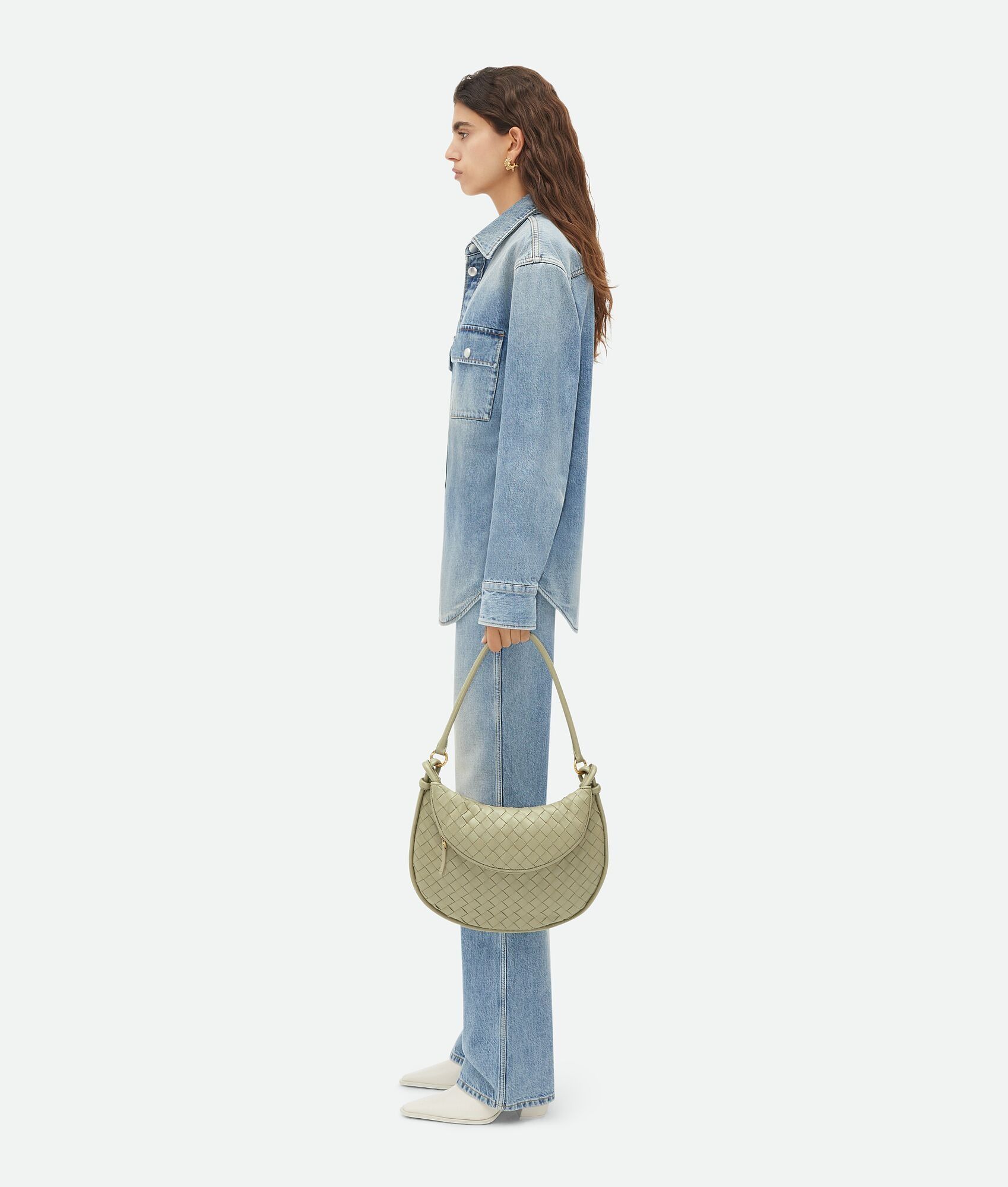 Bottega Veneta o1lf3ng10525 Size: OS / Medium Gemelli Bag in Travertine Size ONE SIZE - 5 Thumbnail