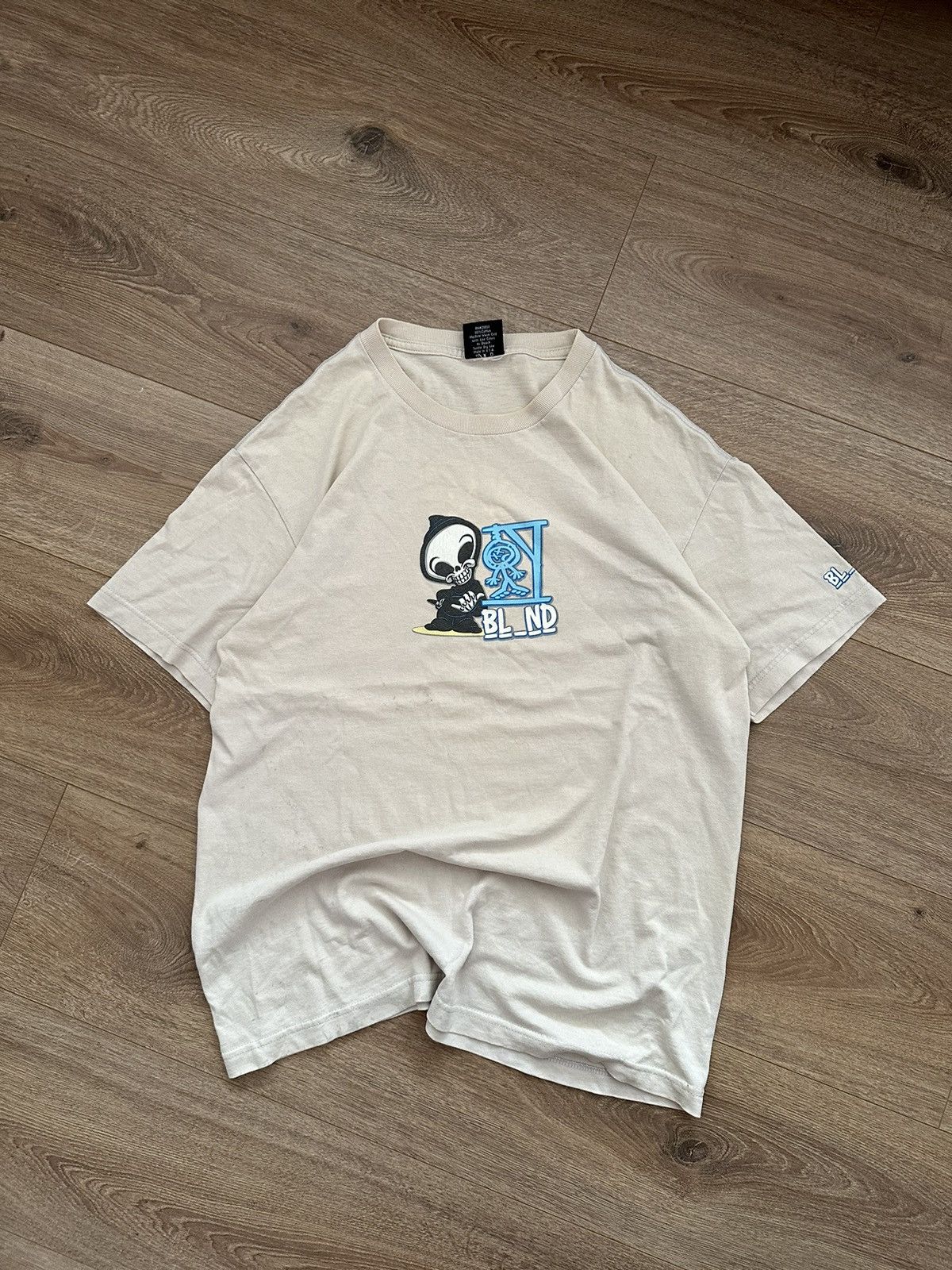 Blind Skateboards 🔥VINTAGE BLIND SKATEBOARDS DISTRESSED REAPER LOGO T-SHIRT🔥 Size US L / EU 52-54 / 3 - 1 Thumbnail