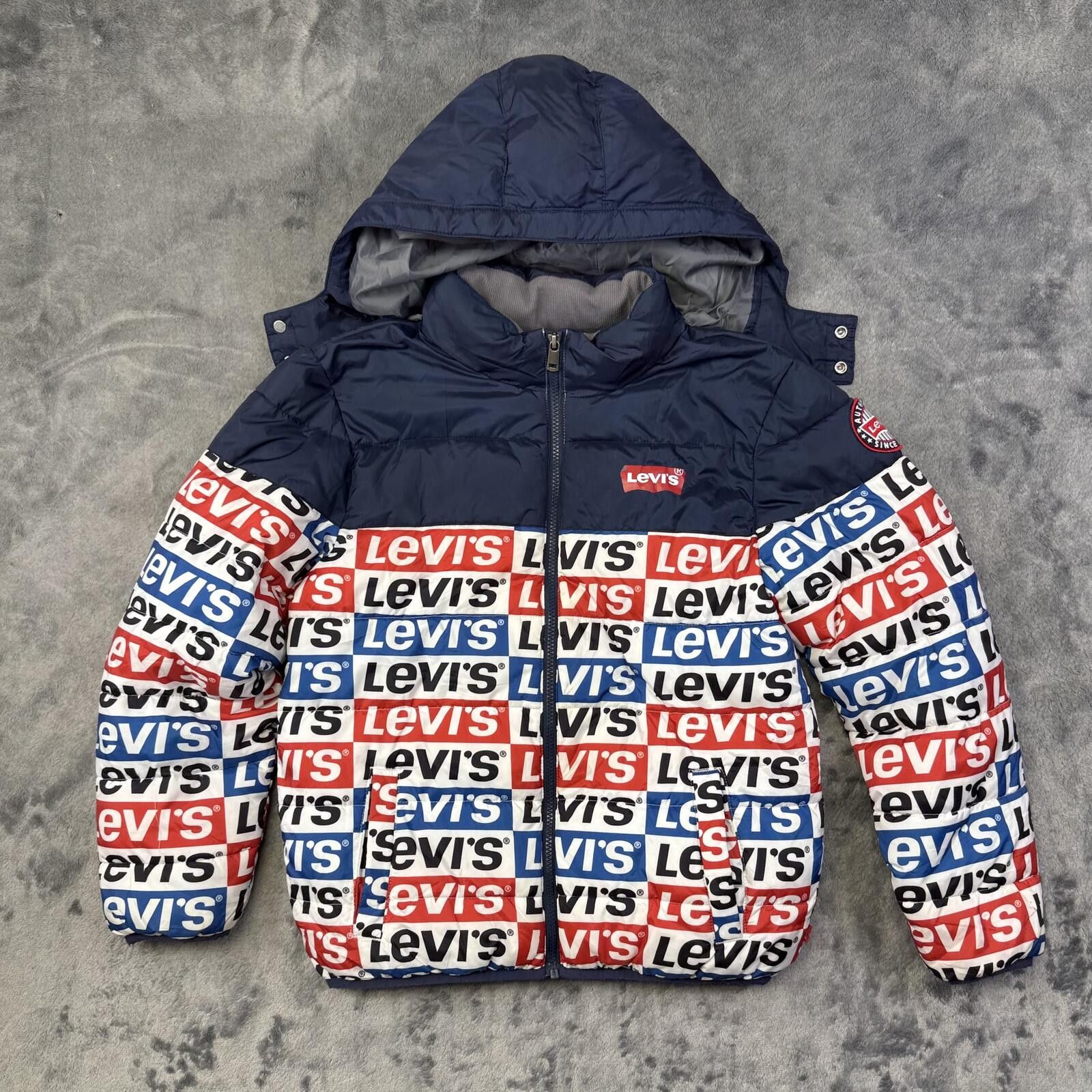 Other Levi’s Boys Hooded Puffer Jacket 12-13year's old Size US XS / EU 42 / 0 - 1 Thumbnail