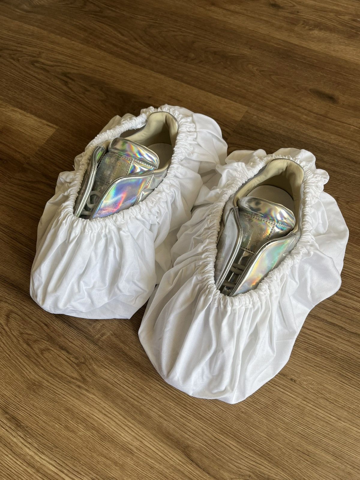 Maison Margiela Maison Margiela New Future Low Silver Iridescent Size 41 Size US 9 / EU 42 - 4 Thumbnail