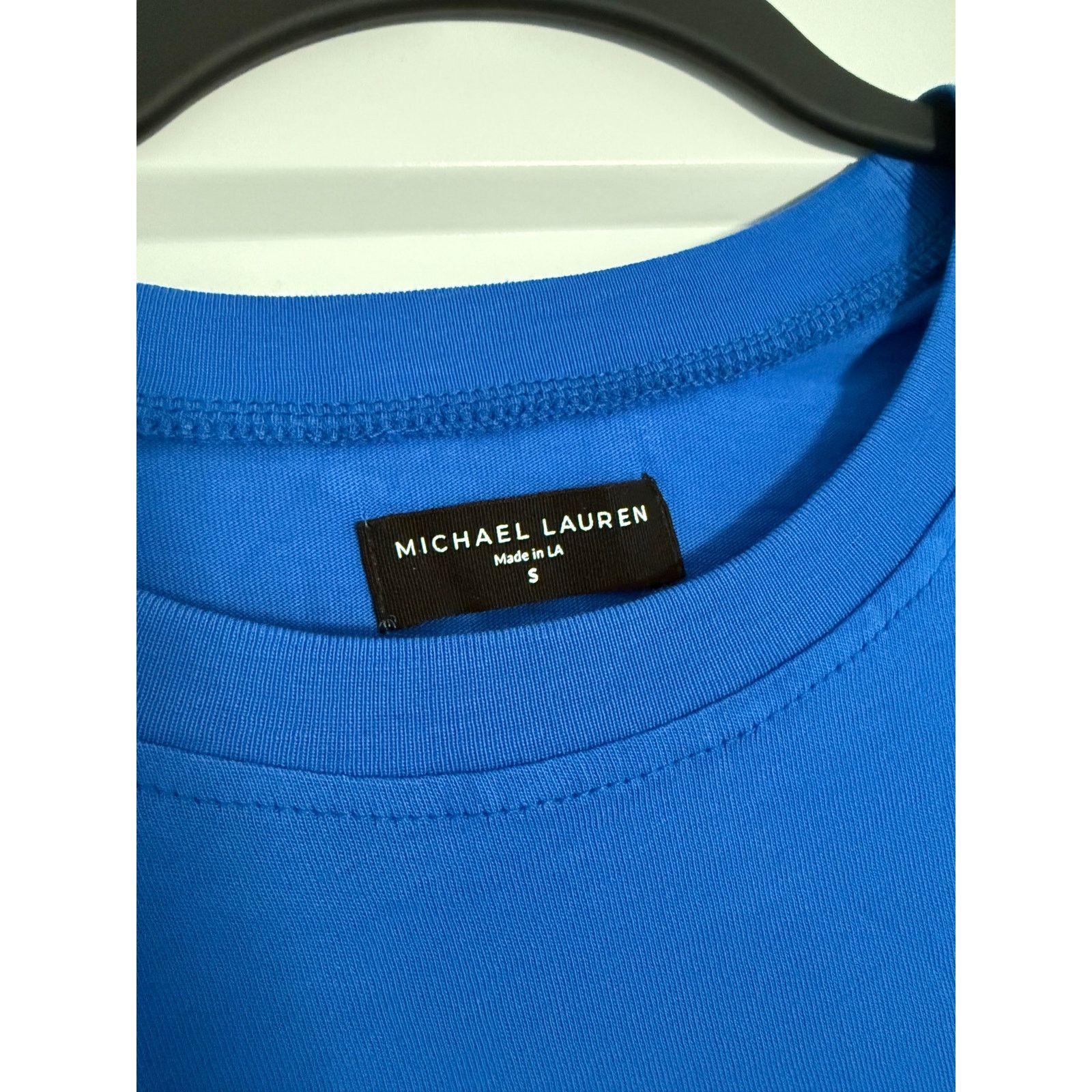 REVOLVE $120 New Michael Lauren Corset Stitch Tee - Blue - small Size S / US 4 / IT 40 - 3 Thumbnail