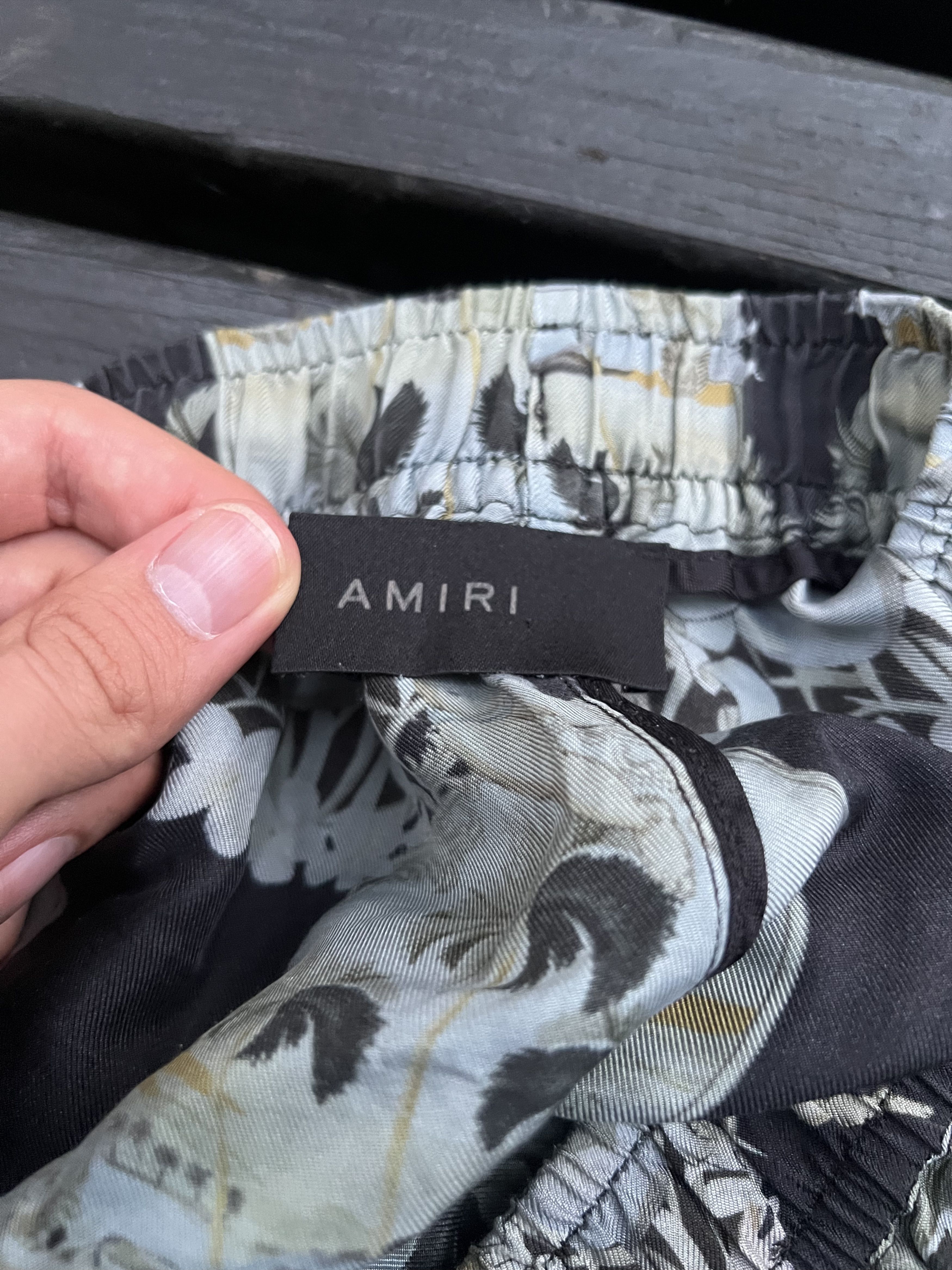 Amiri Amiri Silk Palms Shorts Size US 32 / EU 48 - 6 Thumbnail