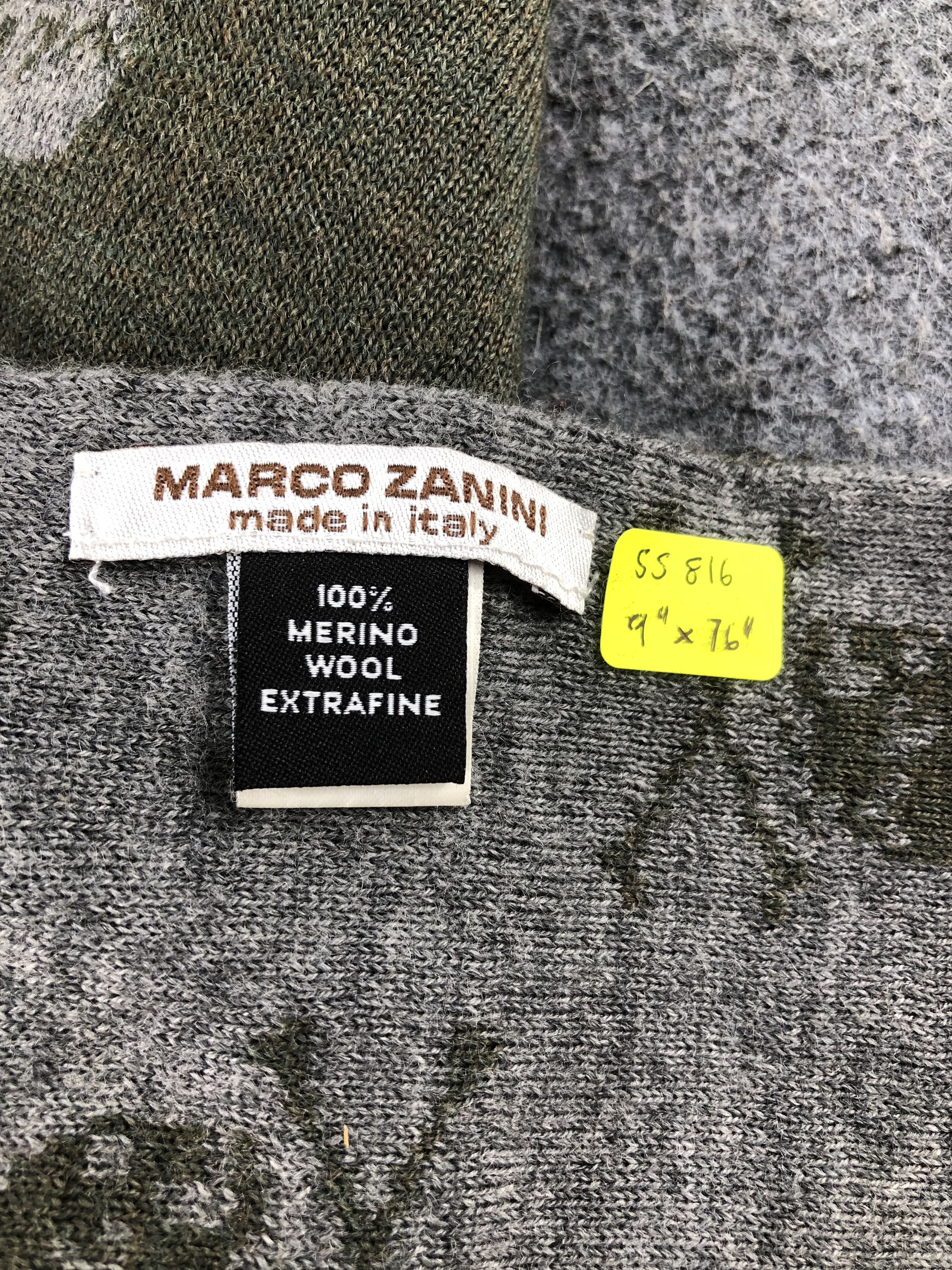 Vintage Marco Zanini Scarf / Muffler / Neckwear Size ONE SIZE - 5 Thumbnail