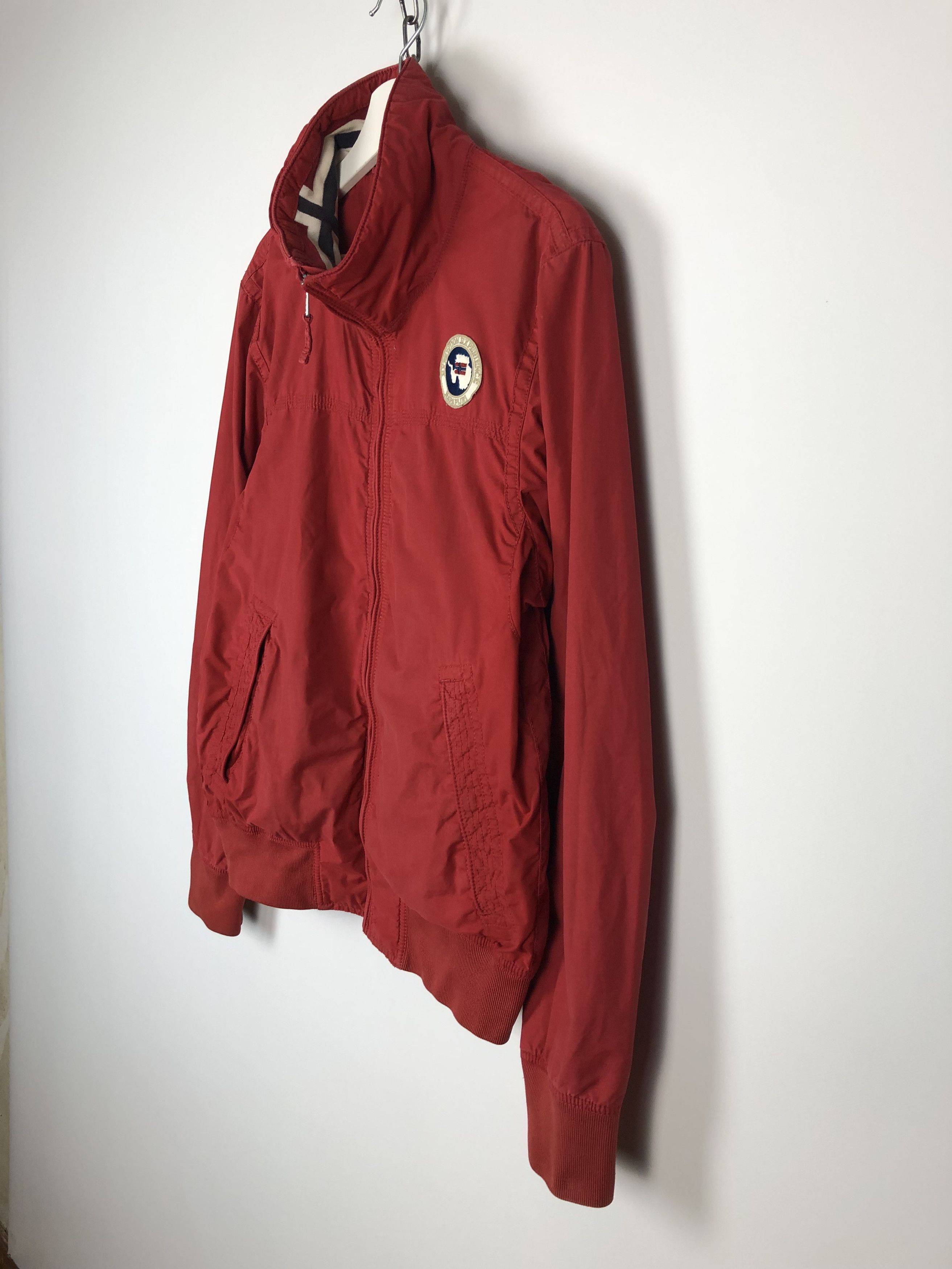 Napapijri Napapijri Zip Jacket Red size L Size US L / EU 52-54 / 3 - 6 Thumbnail