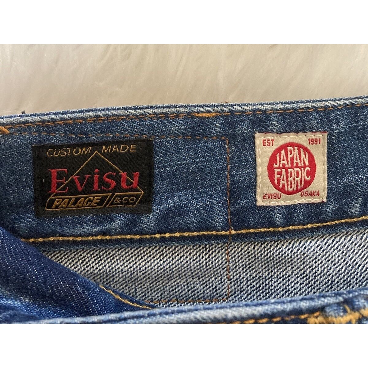 Evisu x Palace New 2008 Classic Daicock Denim Jeans Indigo 2
