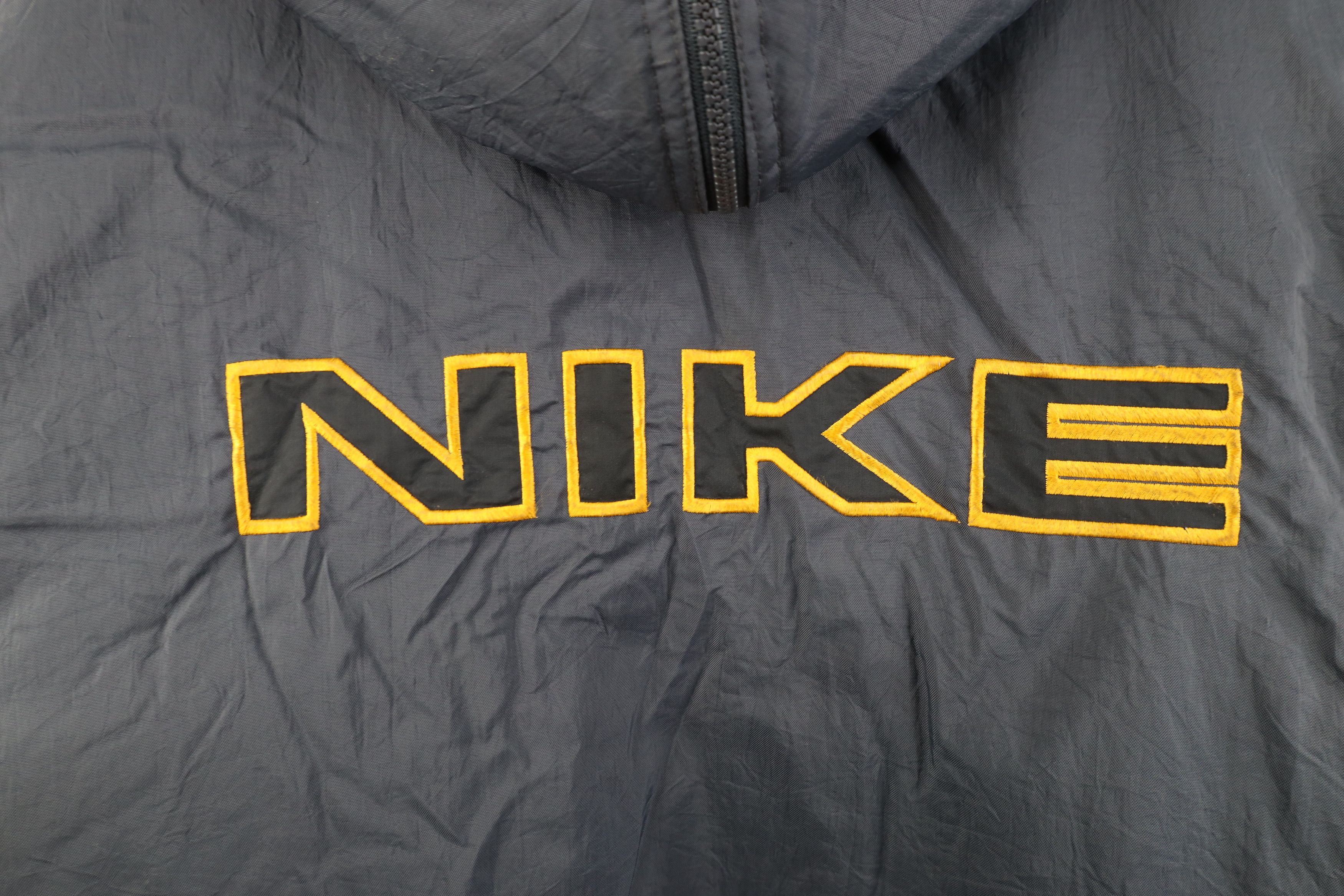 Nike Vintage 90s Nike Scott Quilted Cape Hood Puffer Parka Jacket Size US L / EU 52-54 / 3 - 13 Thumbnail