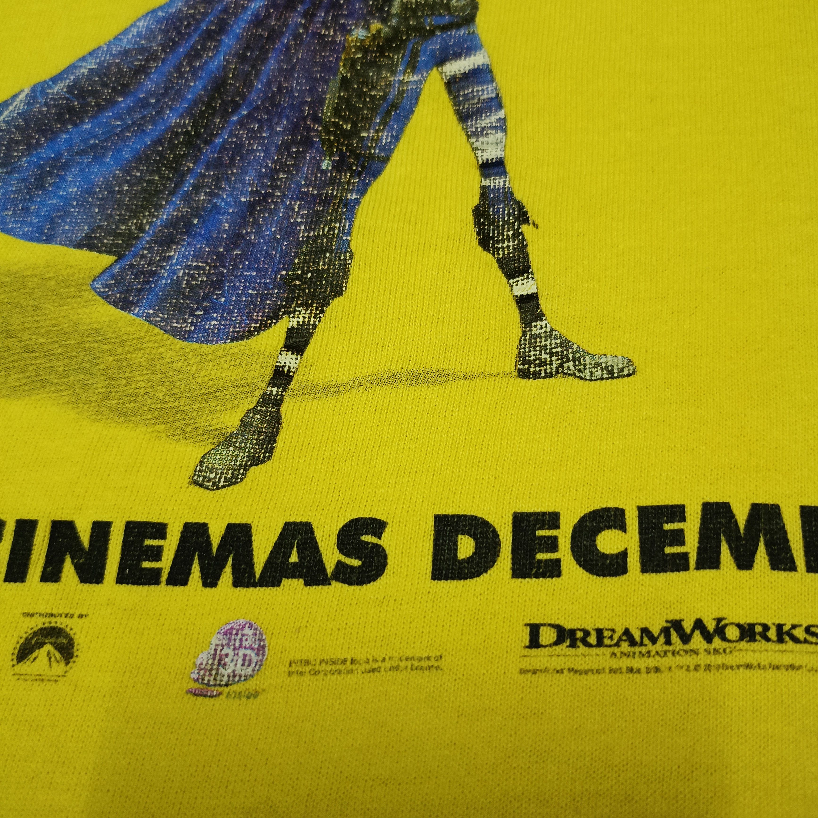 Vintage 2010 DREAMWORKS MEGAMIND: BAD. BLUE. BRILLIANT. Size US L / EU 52-54 / 3 - 4 Thumbnail
