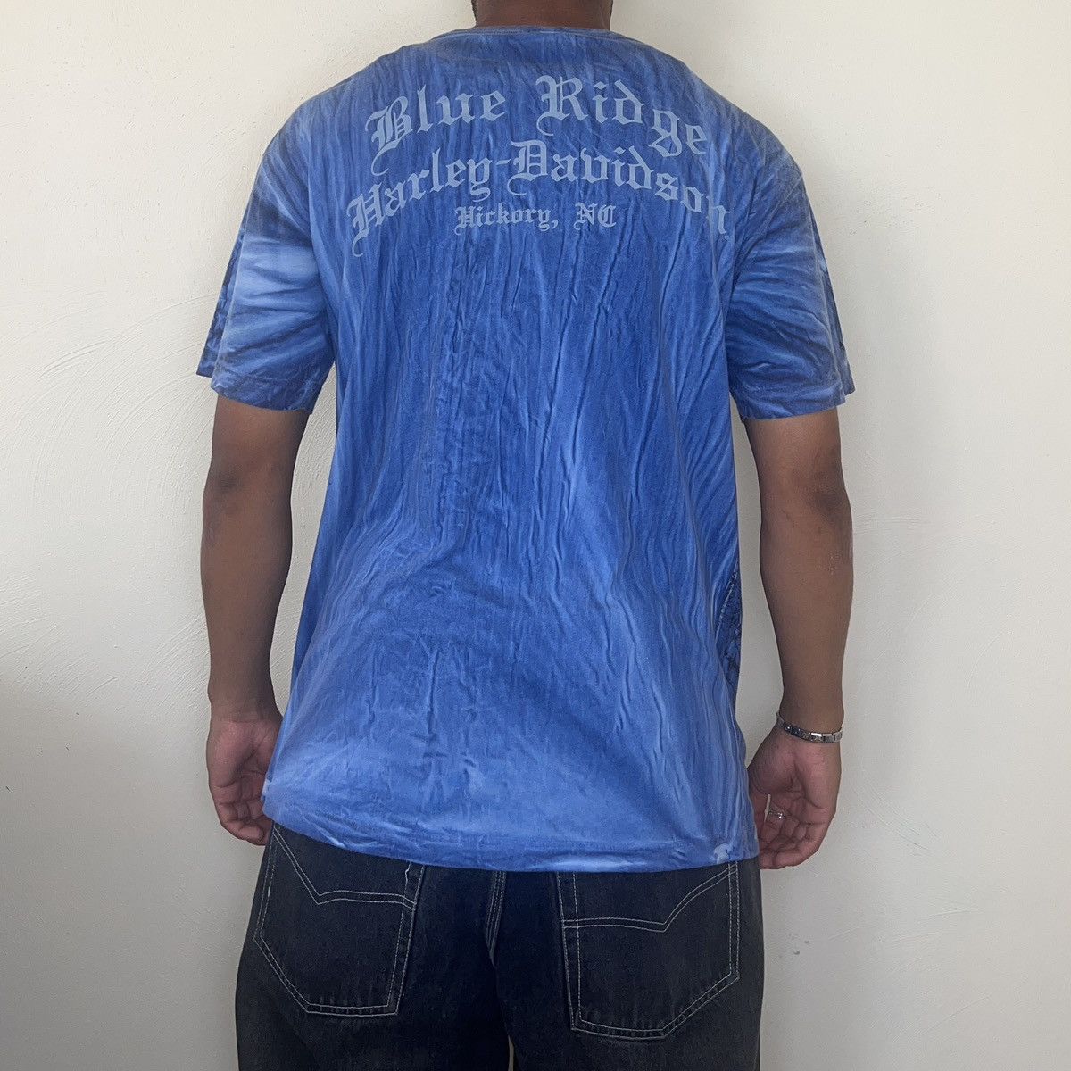 Harley Davidson × Vintage Harley Davidson Affliction Style Eagle Tee Size US XL / EU 56 / 4 - 7 Thumbnail