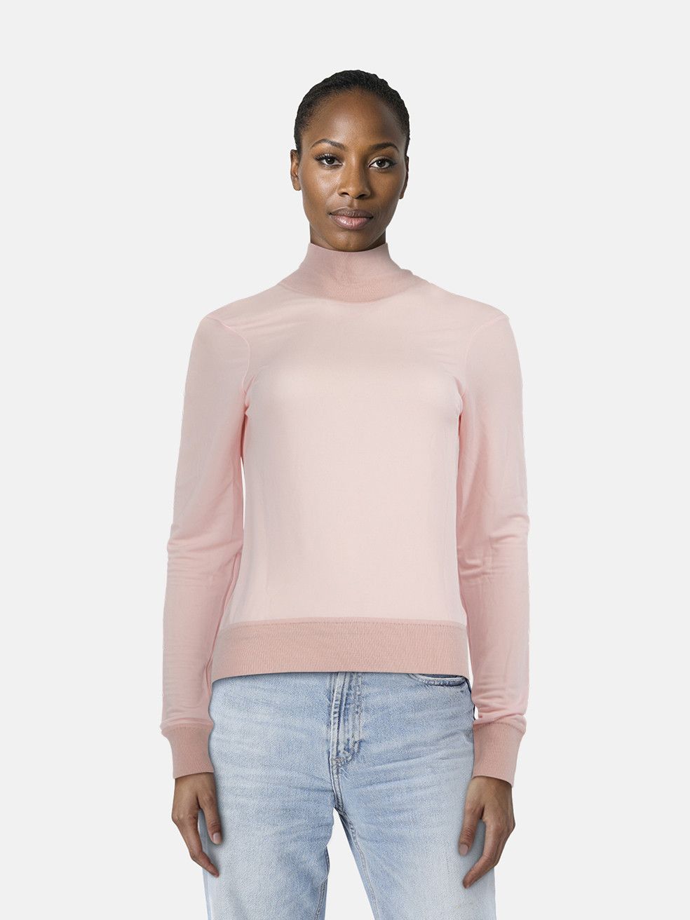Joseph Pink Turtleneck Long Sleeve Top Size XS / US 0-2 / IT 36-38 - 1 Thumbnail