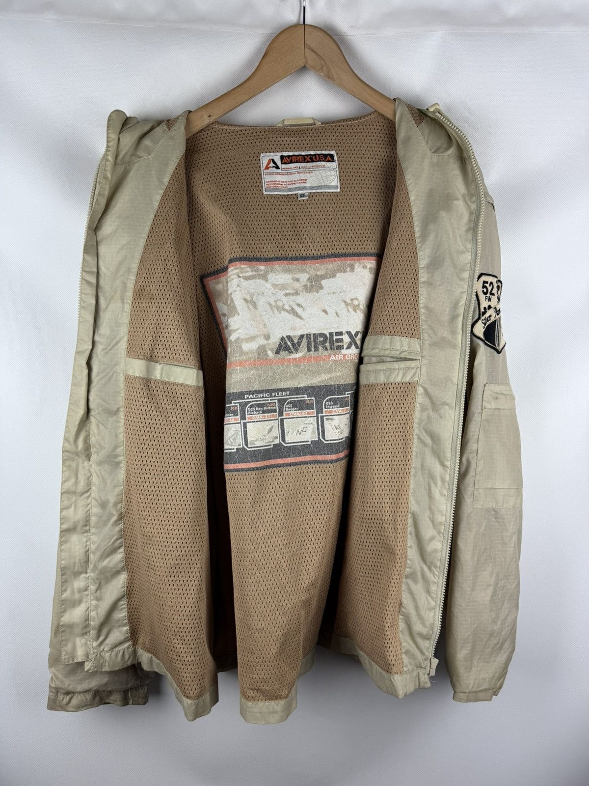 Avirex Avirex Vintage Hooded Windbreaker Jacket Size XXL Size US XXL / EU 58 / 5 - 18 Thumbnail